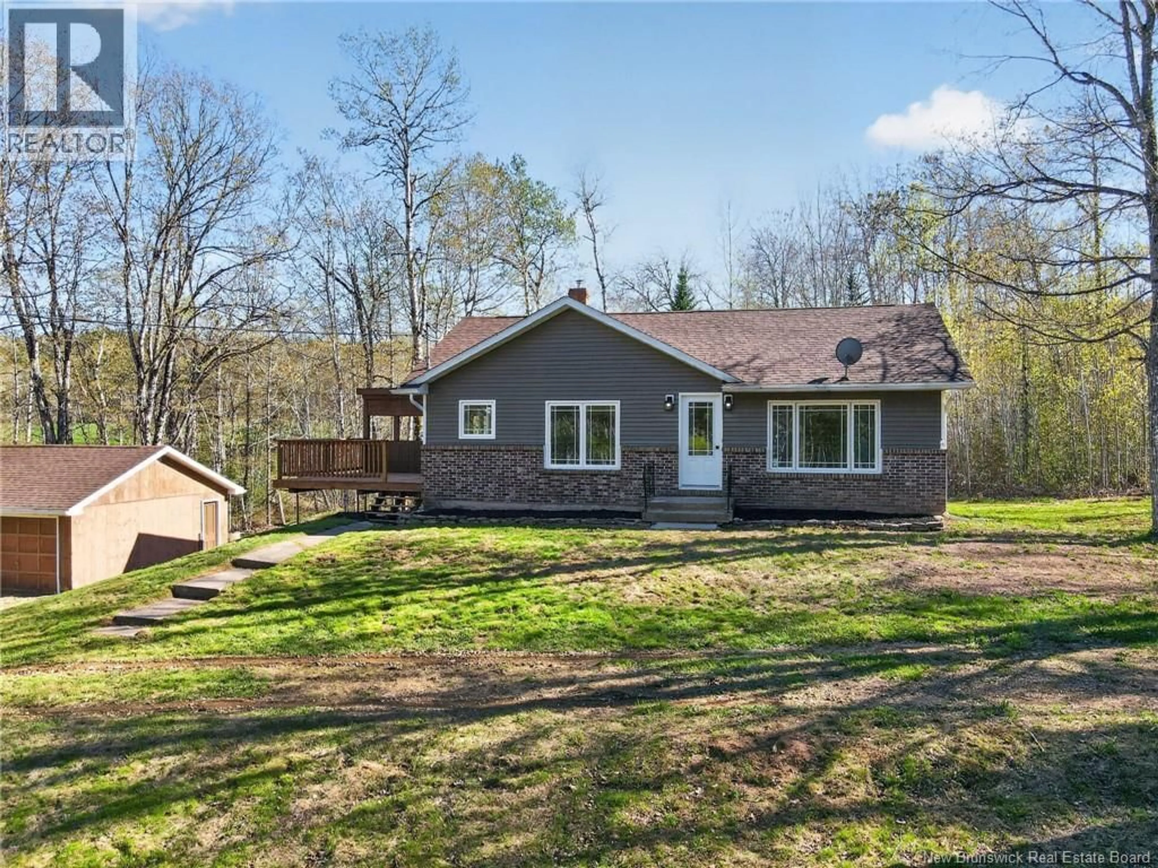 A pic from outside/outdoor area/front of a property/back of a property/a pic from drone, unknown for 4075 ROUTE 910, Shenstone New Brunswick E4H4G6