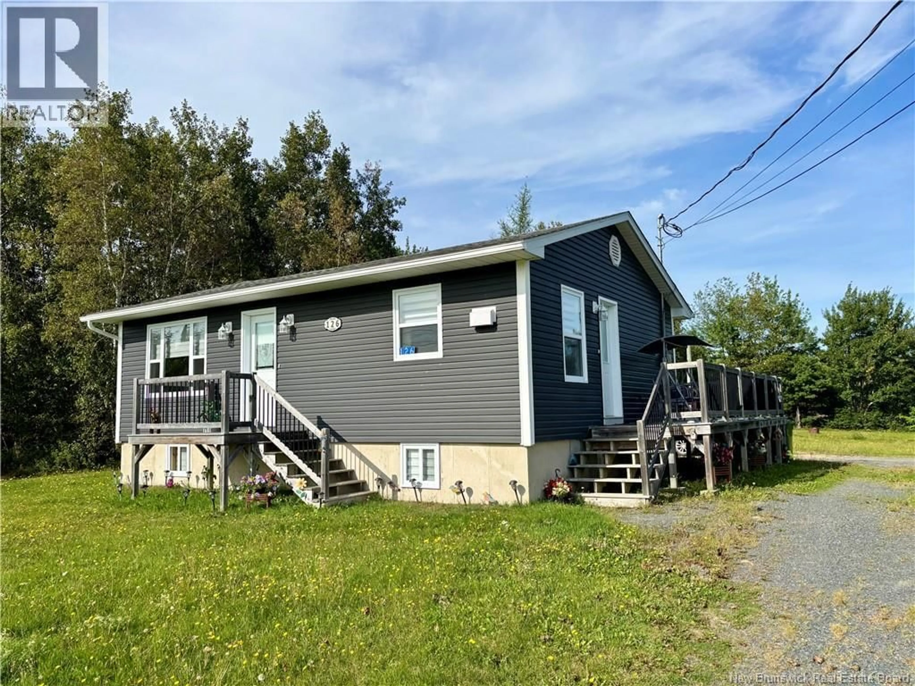 Home with vinyl exterior material, street for 126 WILLIAM GAY STREET, Neguac New Brunswick E9G1Z1