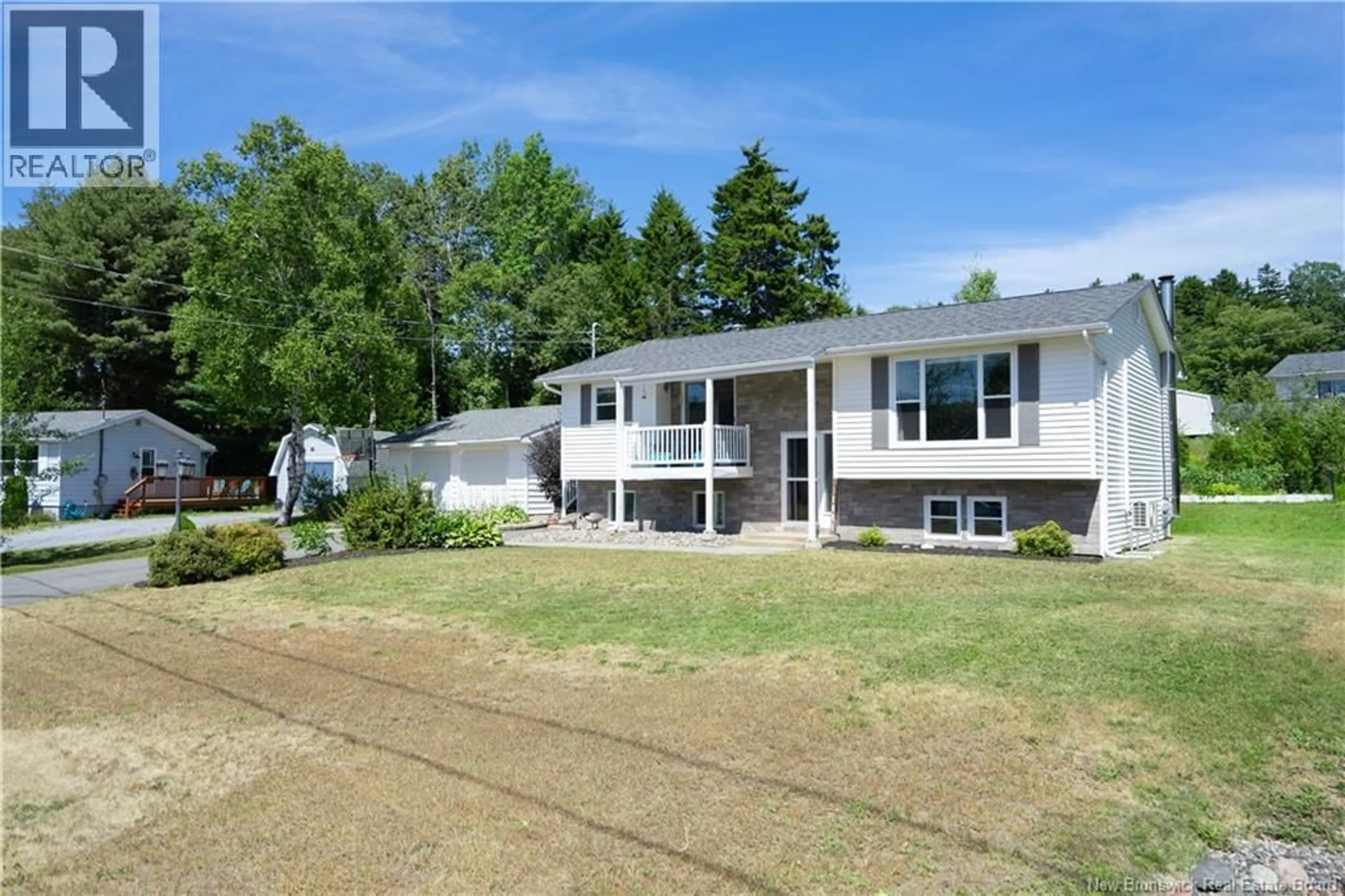 Home with vinyl exterior material, street for 13 RAINBOW CRESCENT, Grand Bay-Westfield New Brunswick E2K2T1