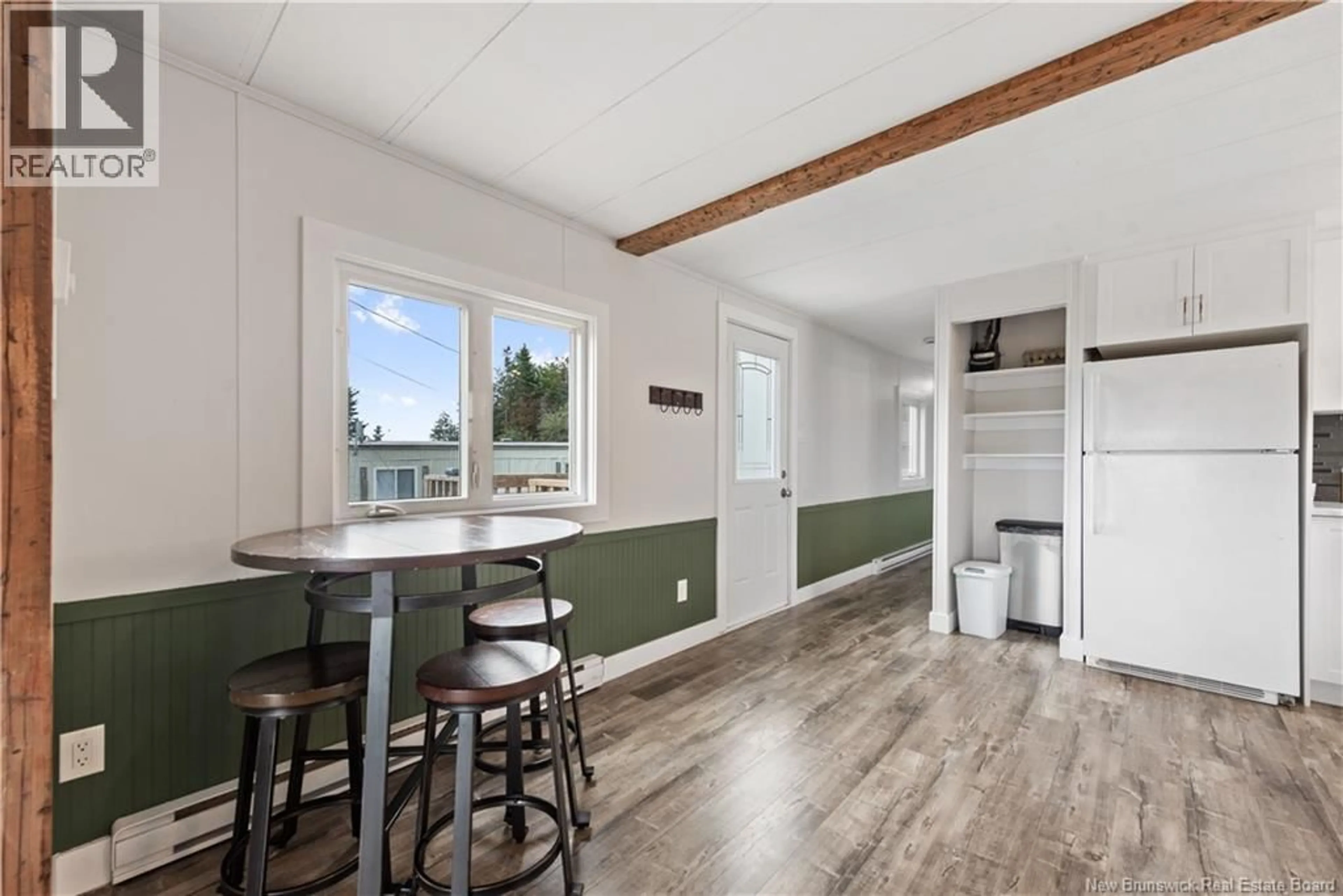 Open concept kitchen, wood/laminate floor for 41 YOUNG STREET, Hillsborough New Brunswick E4H3E9