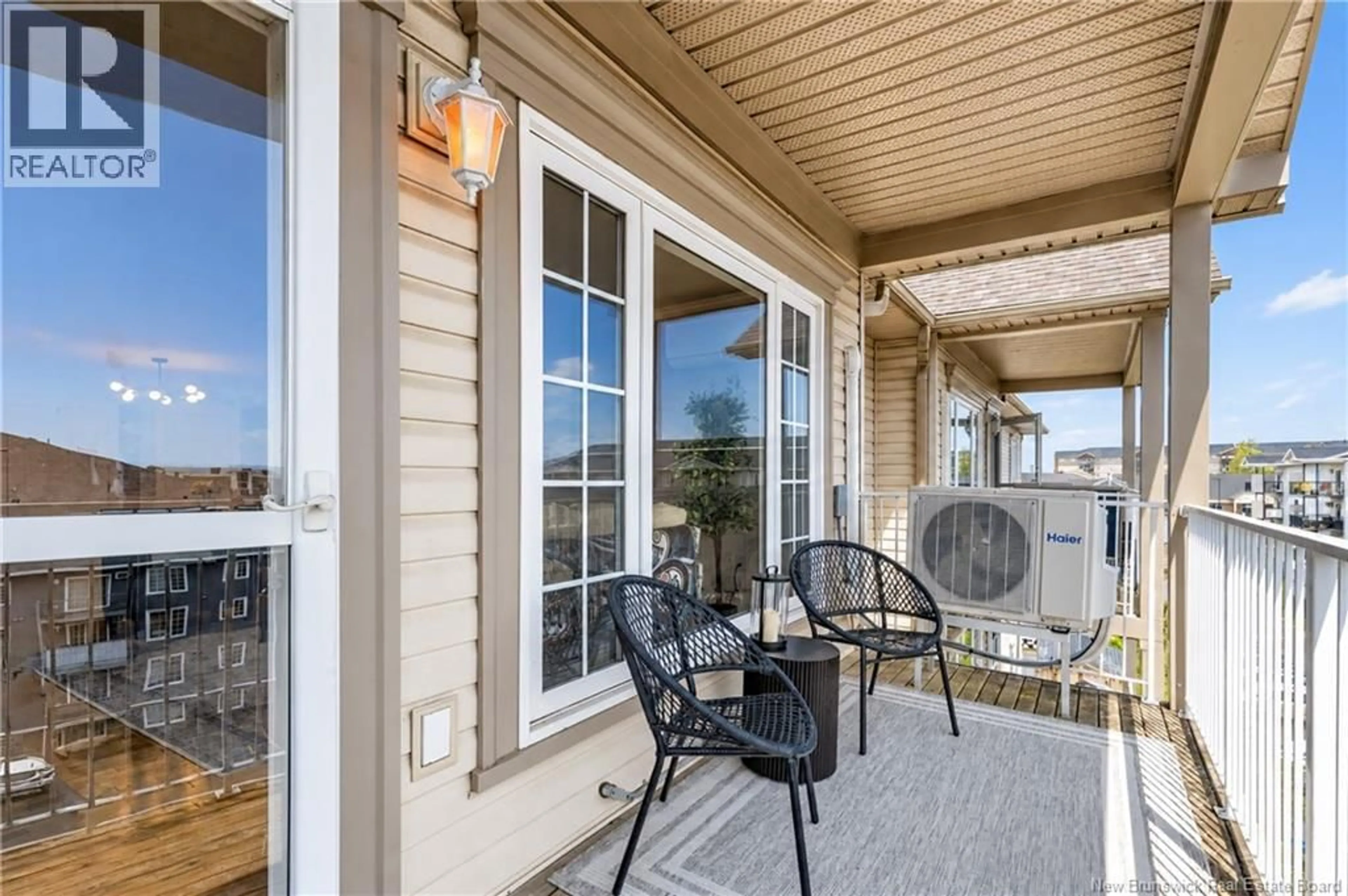 Patio, water/lake/river/ocean view for 20 - 35 LIAN STREET, Fredericton New Brunswick E3C0A8
