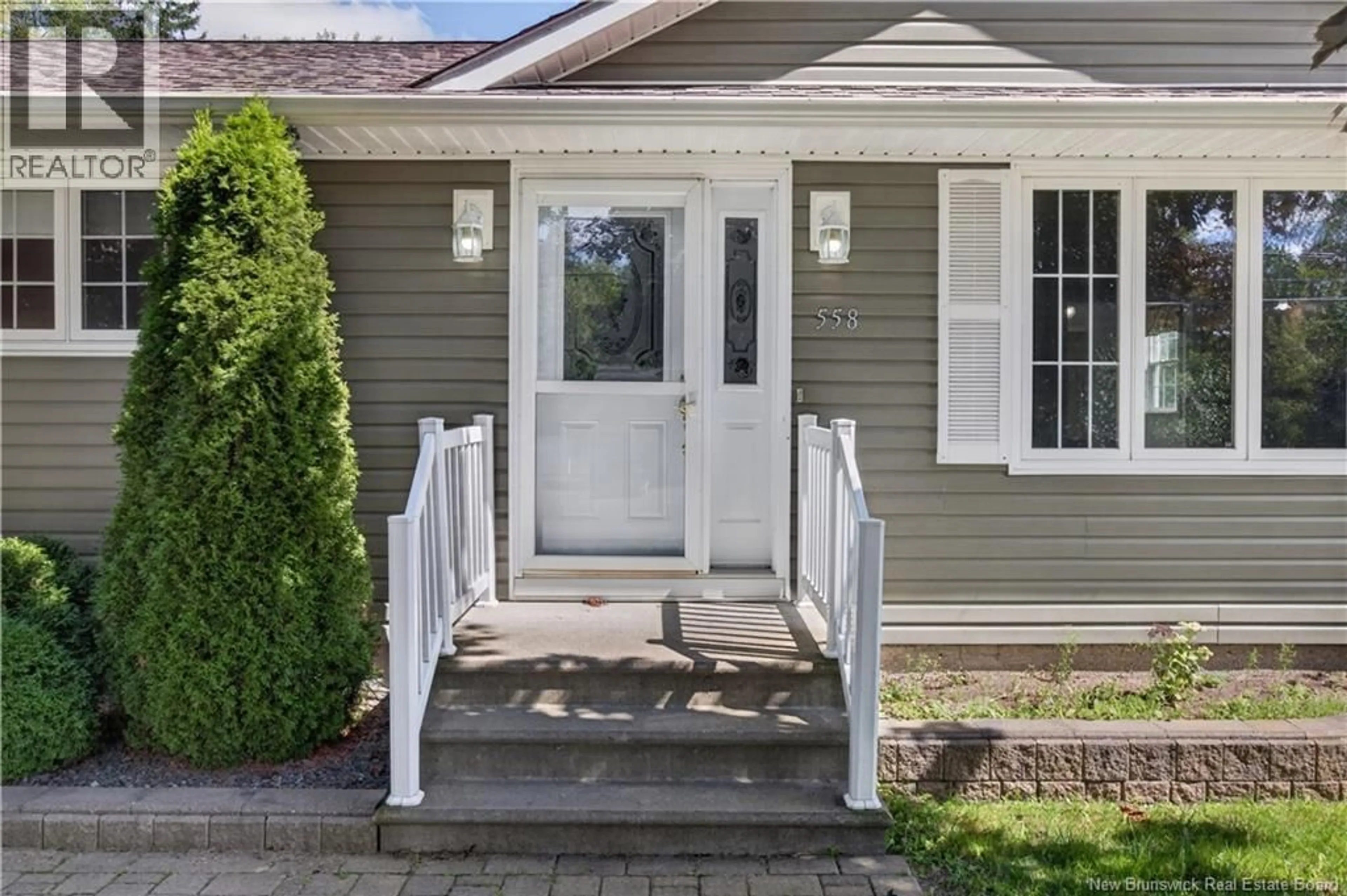 Home with vinyl exterior material, street for 558 WILLISTON DRIVE, Miramichi New Brunswick E1V5X7
