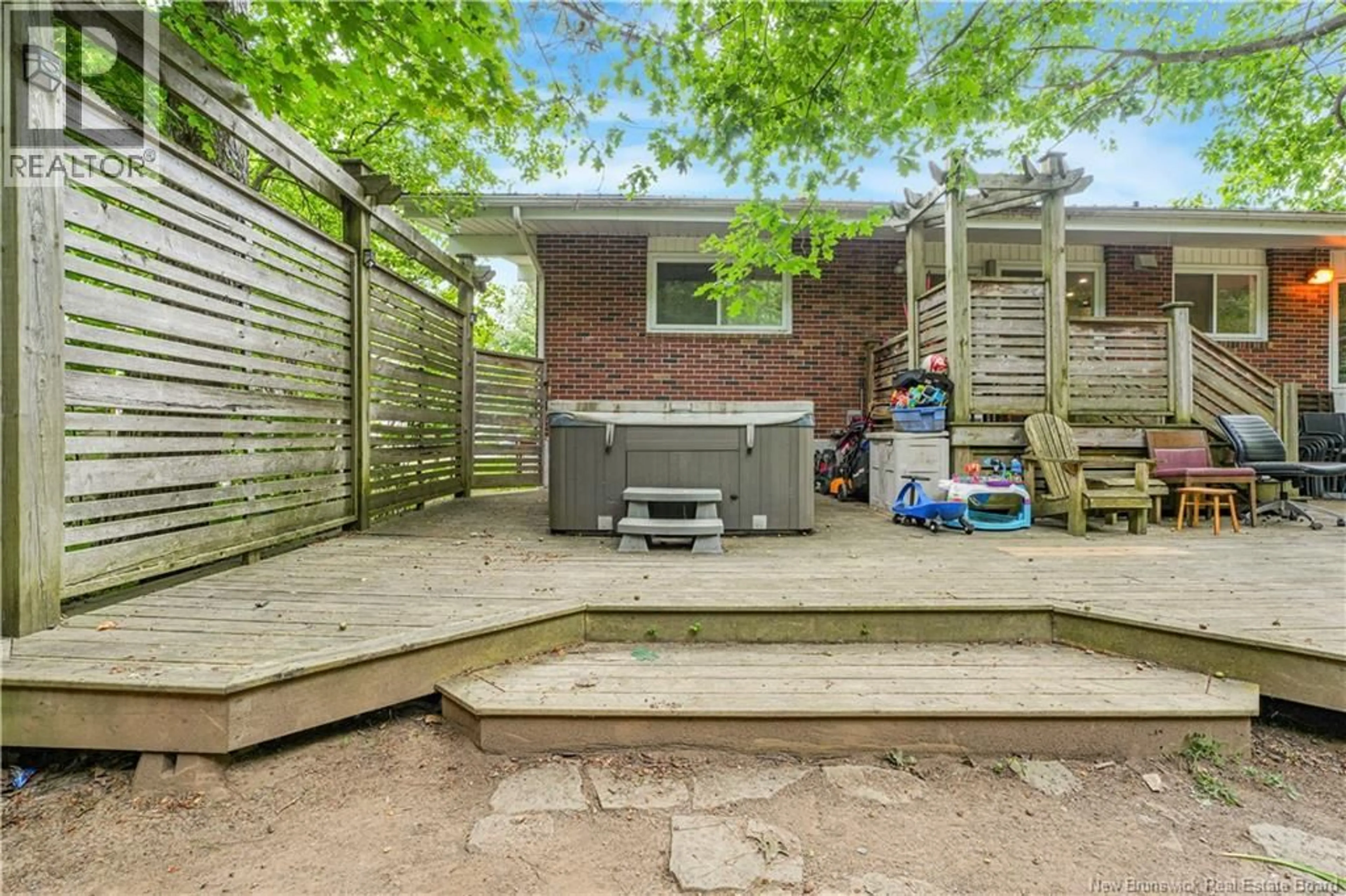 Patio, street for 1019 YORK STREET, Fredericton New Brunswick E3B3S4