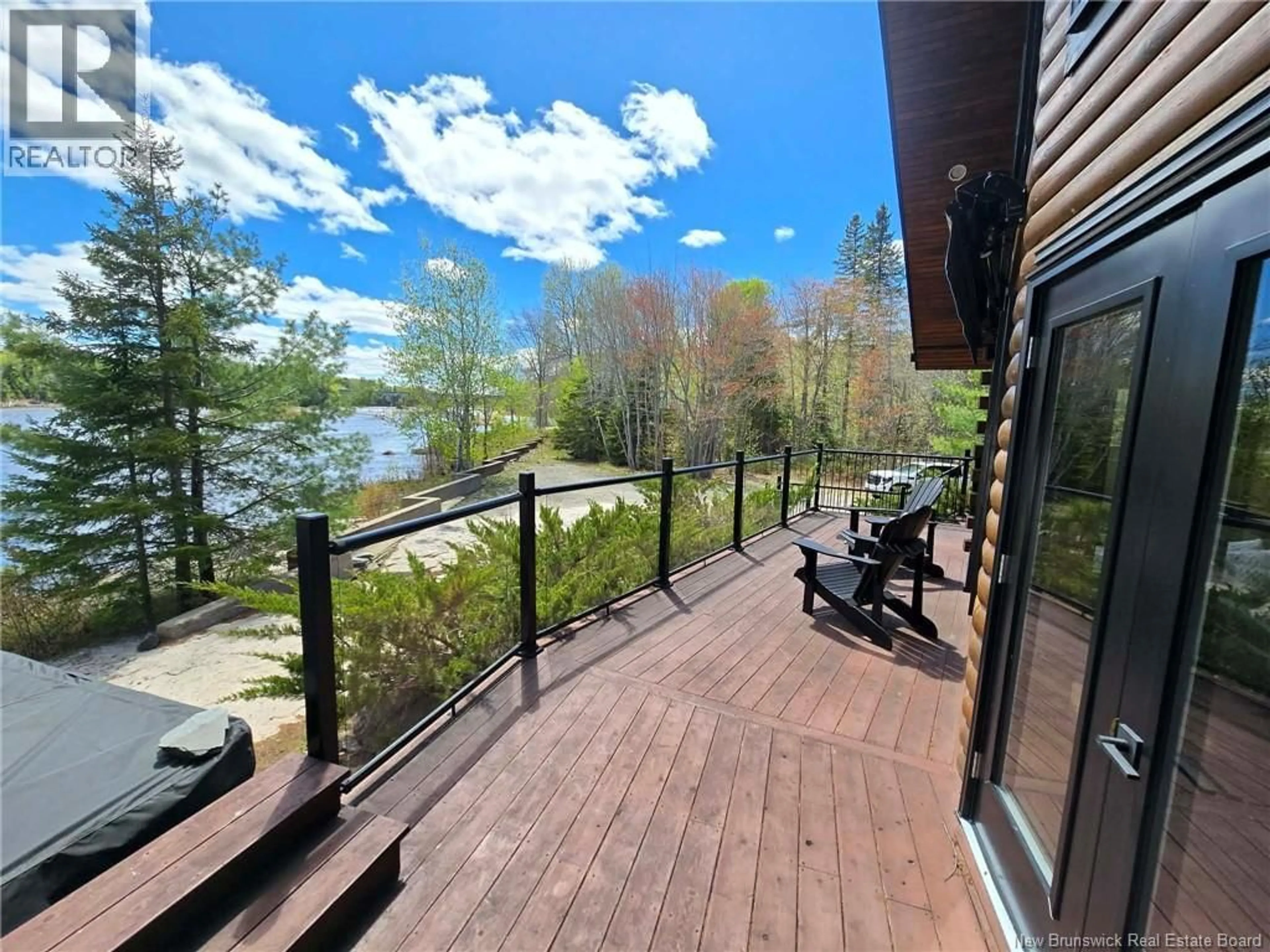 Patio, water/lake/river/ocean view for 52 SHAMROCK VALLEY, Big River New Brunswick E2A7M1