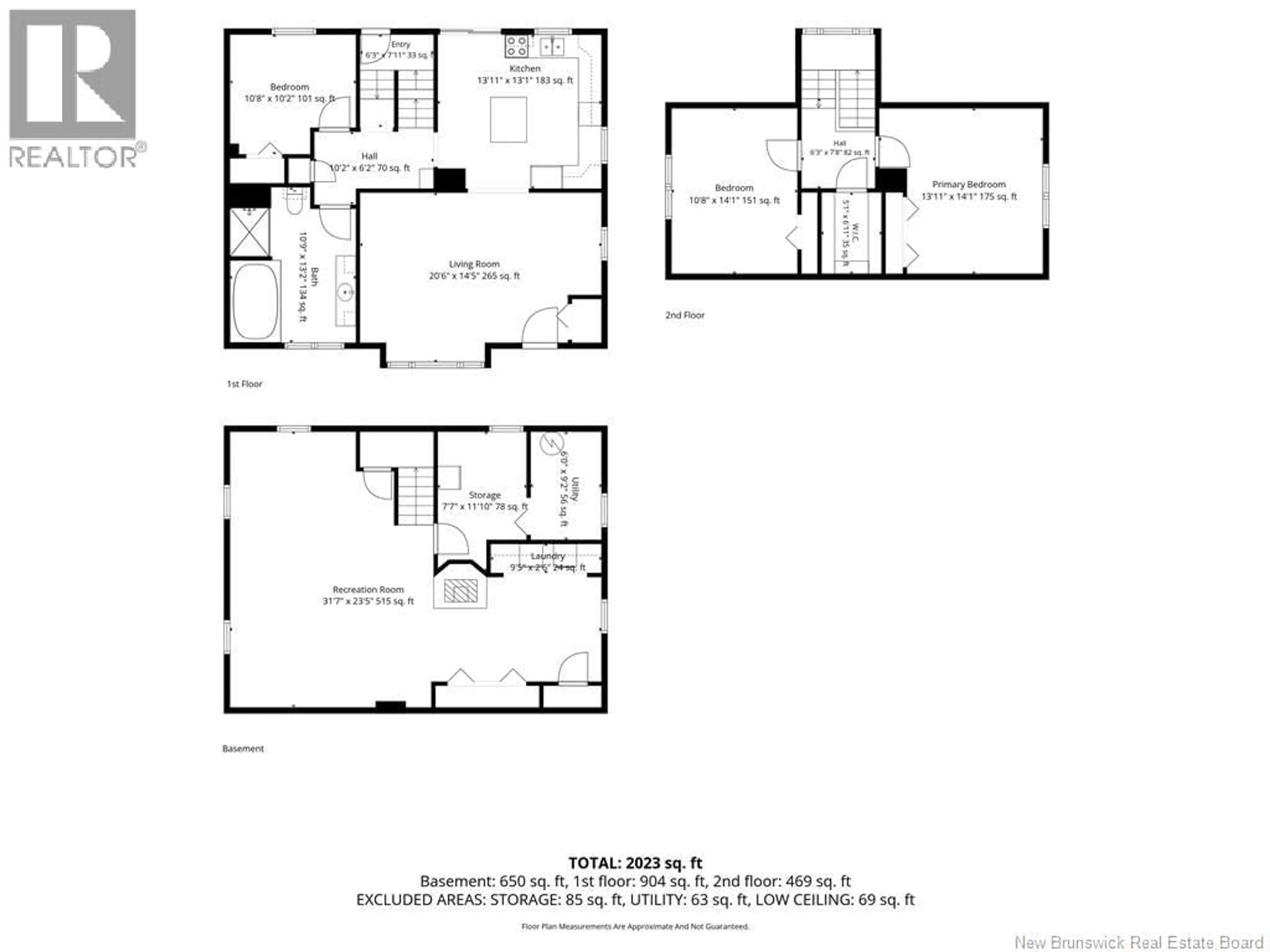 Floor plan for 3281 MOUNTAIN ROAD, Lutes Mountain New Brunswick E1G2X3