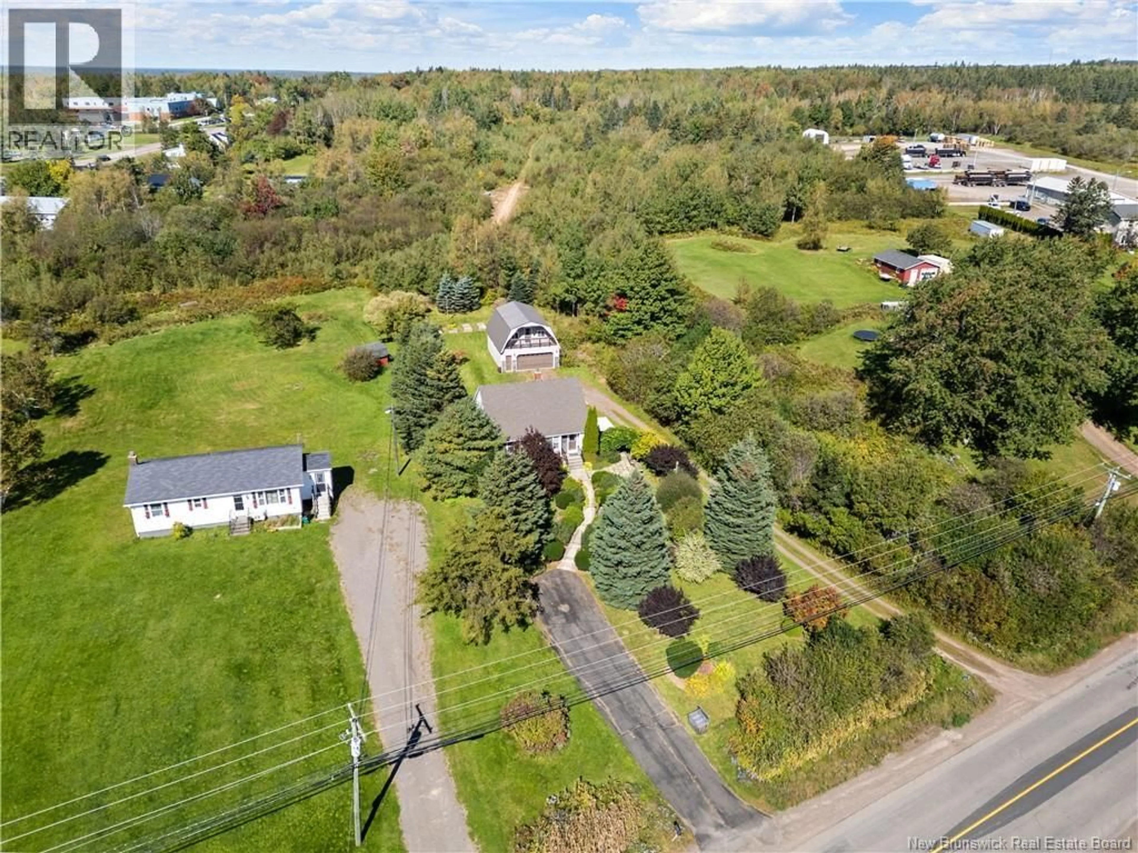 A pic from outside/outdoor area/front of a property/back of a property/a pic from drone, unknown for 3281 MOUNTAIN ROAD, Lutes Mountain New Brunswick E1G2X3