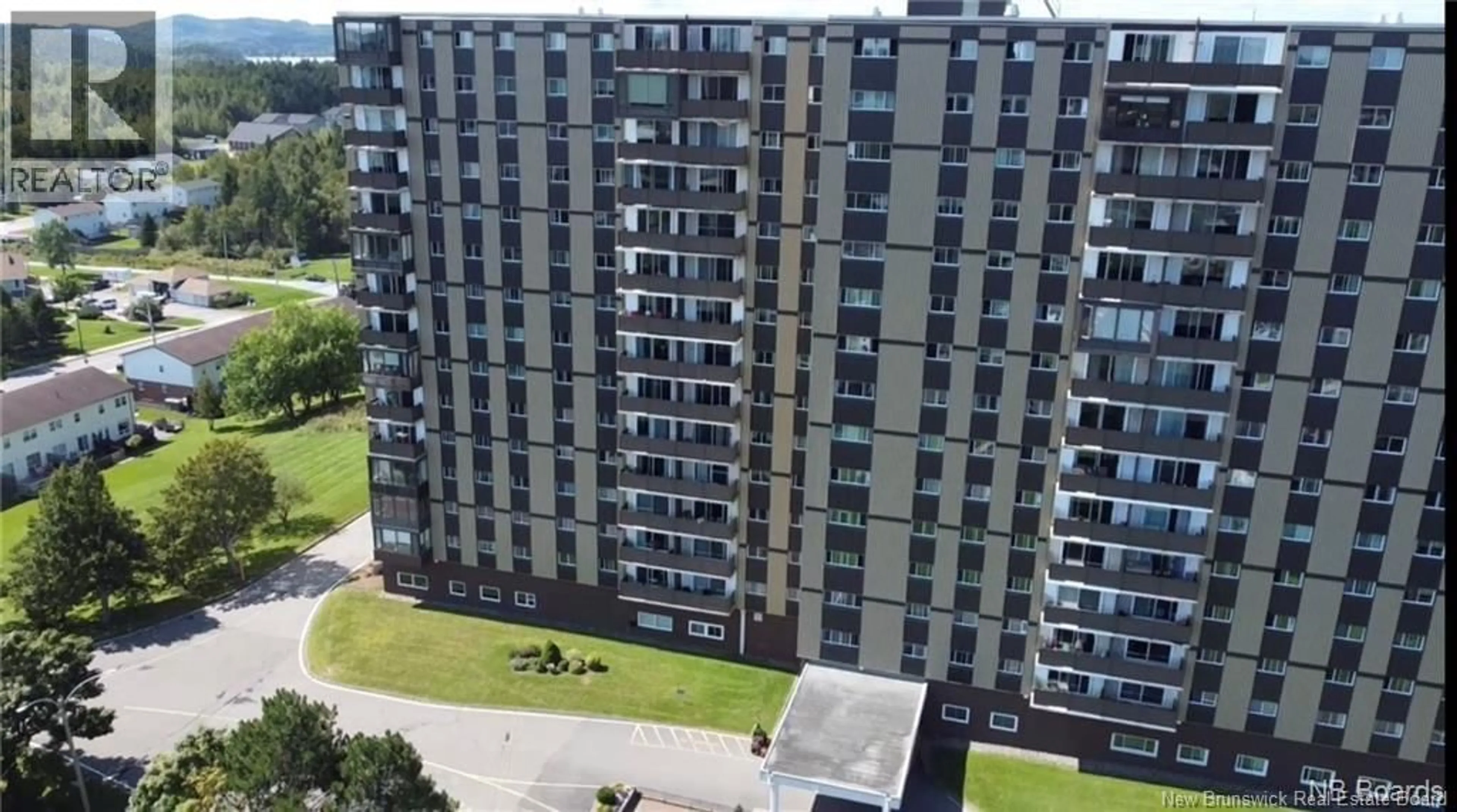 A pic from outside/outdoor area/front of a property/back of a property/a pic from drone, city buildings view from balcony for 1506 - 310 WOODWARD AVENUE, Saint John New Brunswick E2K2L1
