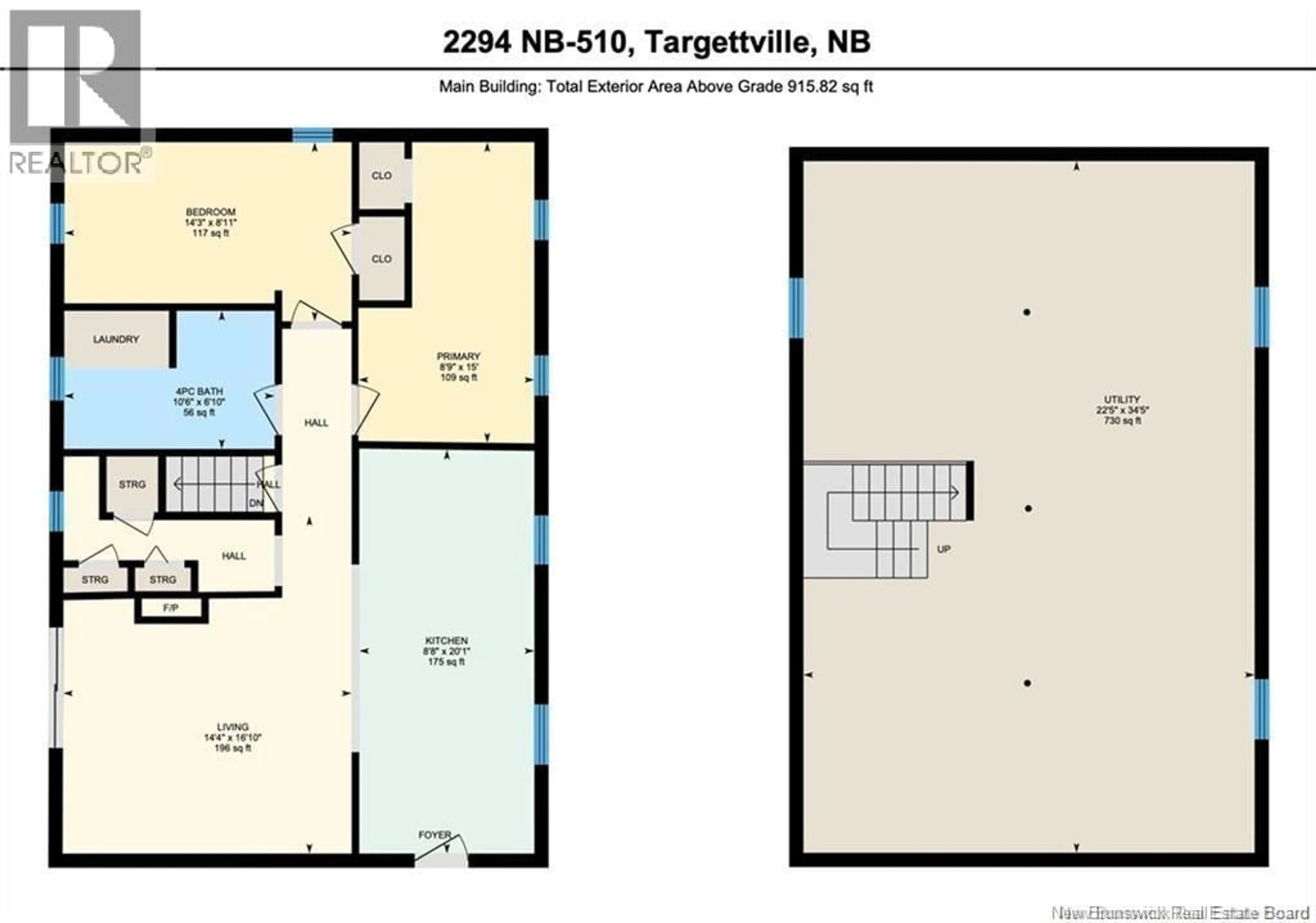 Floor plan for 2294 ROUTE 510, Targettville New Brunswick E4T1V6