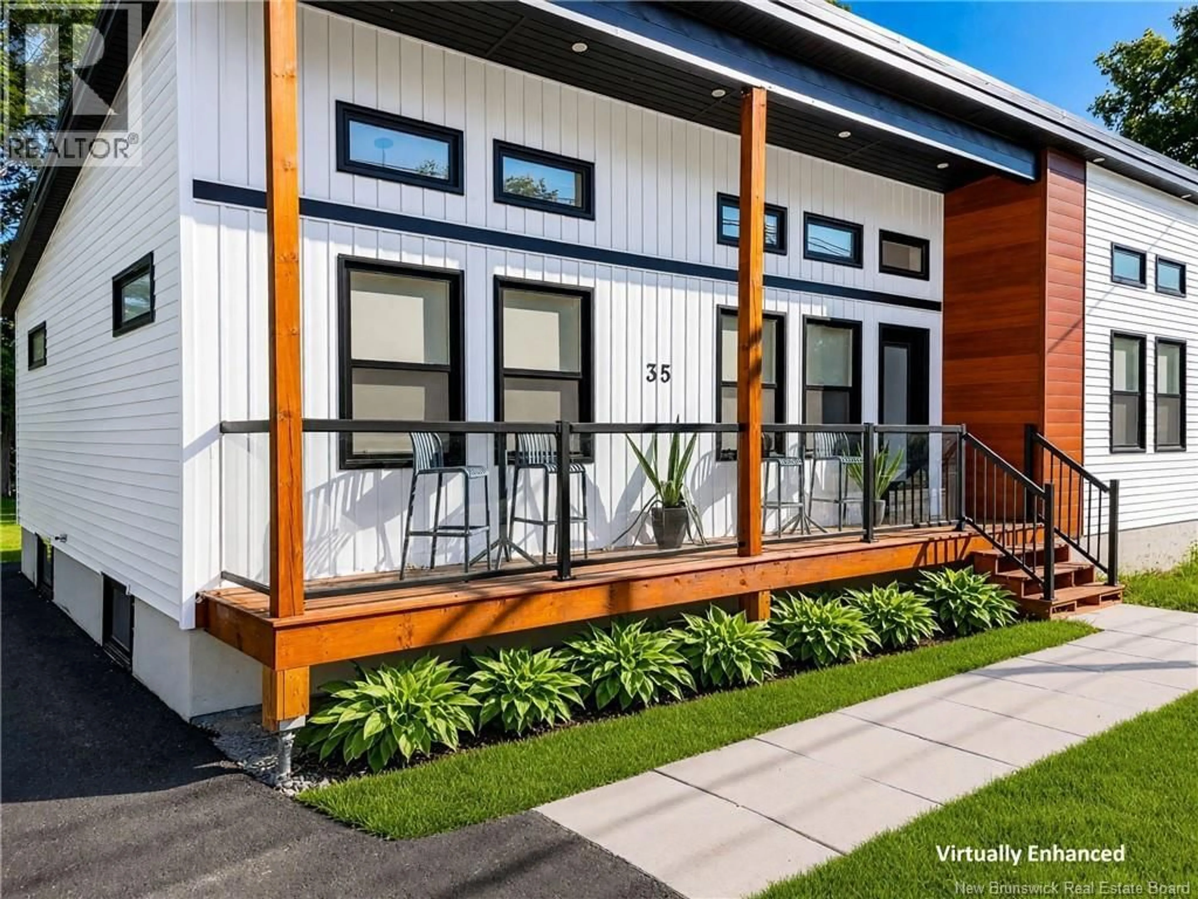 Home with vinyl exterior material, street for 35 SUNSET DRIVE, Nashwaaksis New Brunswick E3A1A1