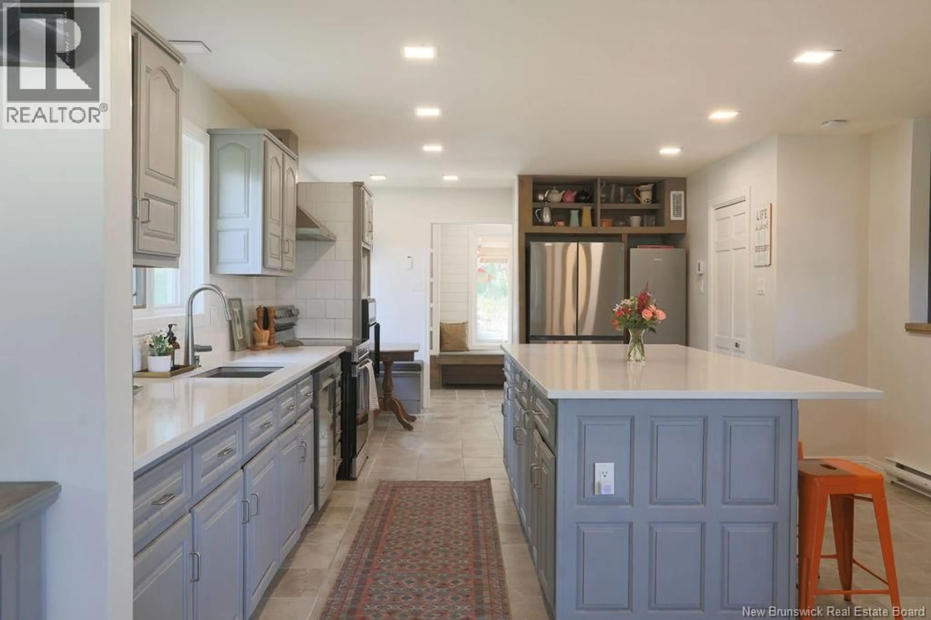Open concept kitchen, ceramic/tile floor for 611 DARLINGS ISLAND, Hampton New Brunswick E5N8B4