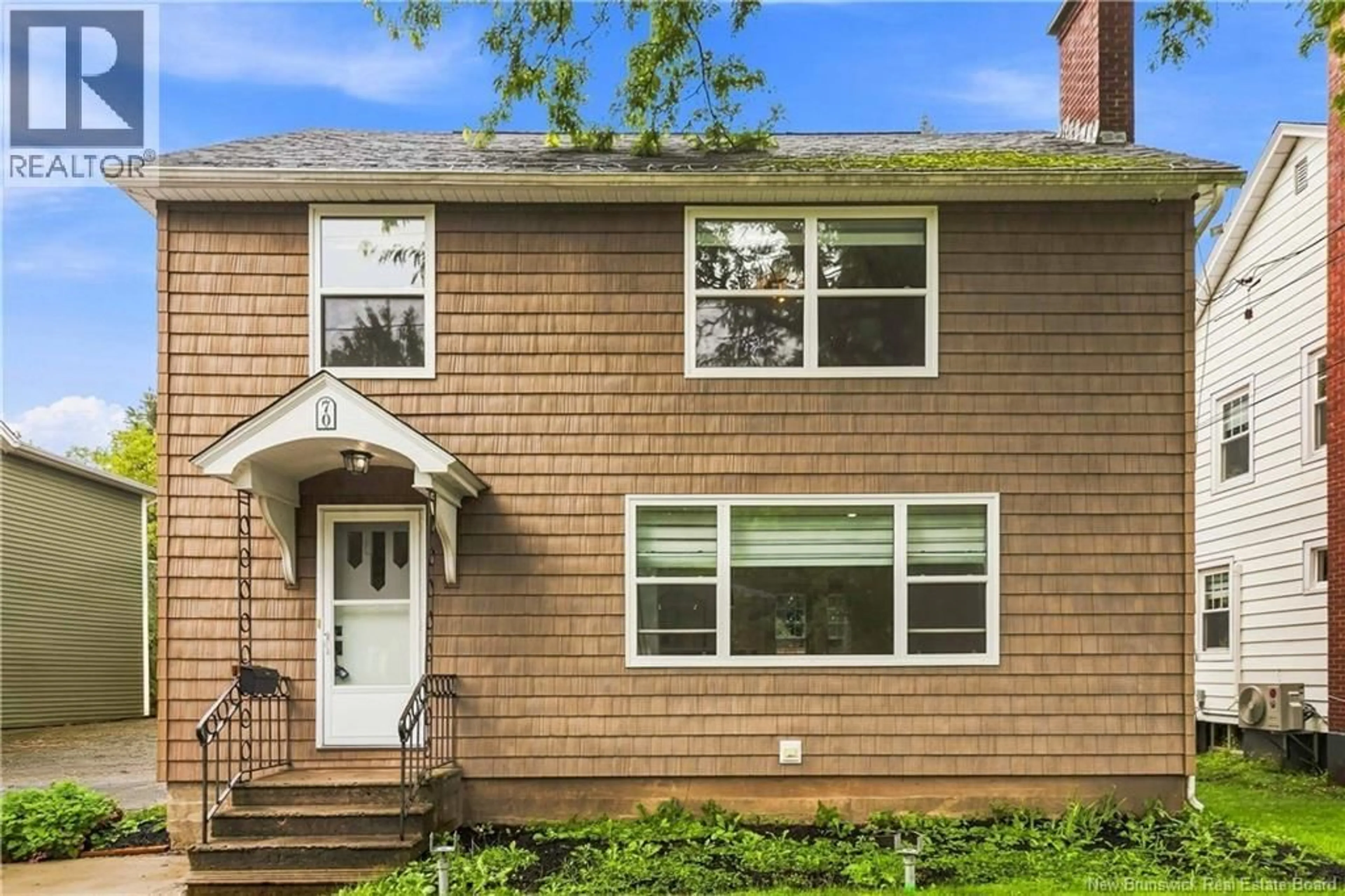 Home with brick exterior material, street for 70 WOODLAND DRIVE, Moncton New Brunswick E1E3C3