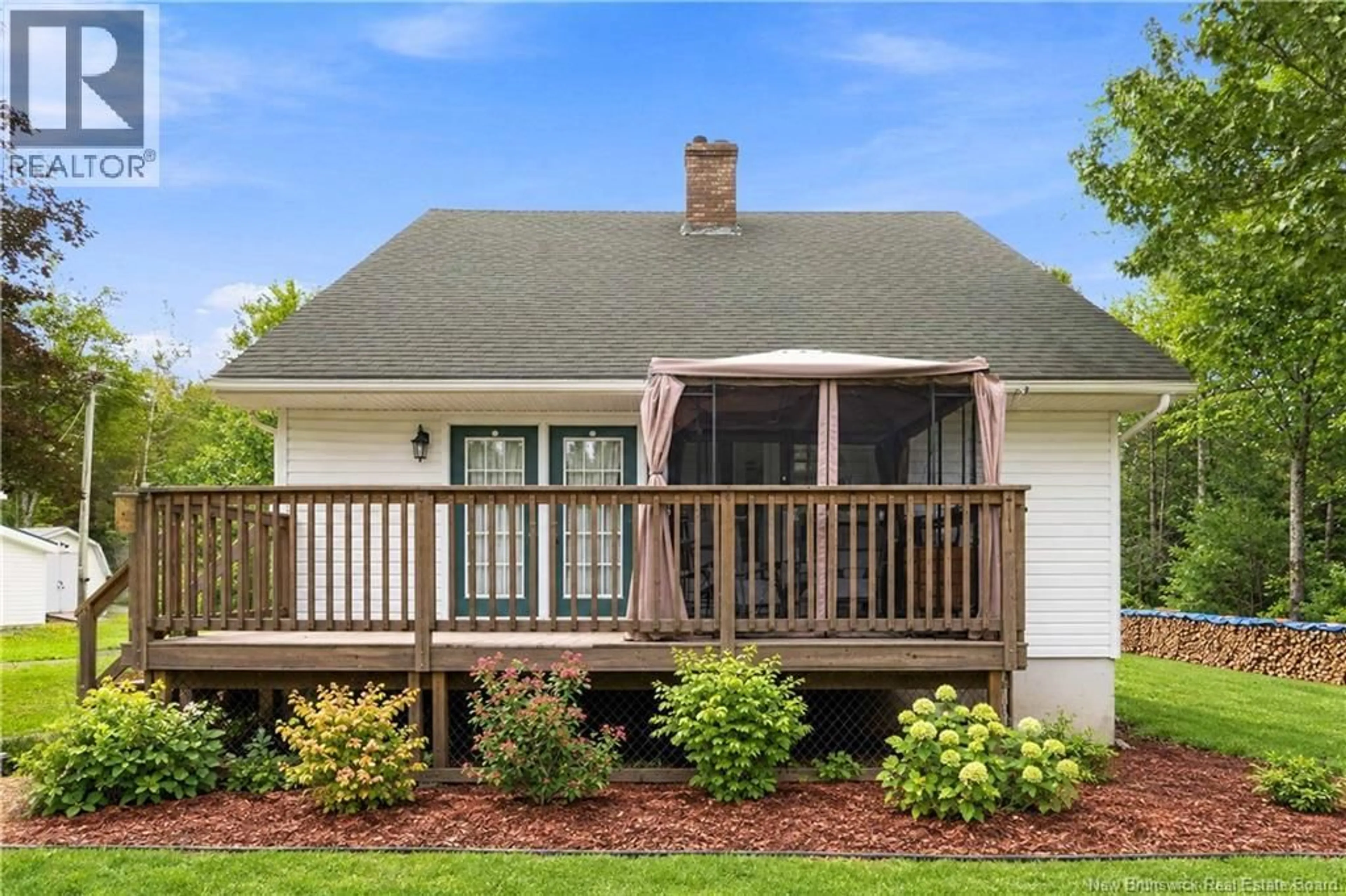Home with vinyl exterior material, water/lake/river/ocean view for 2135 ELMWOOD DRIVE, Moncton New Brunswick E1H2H9