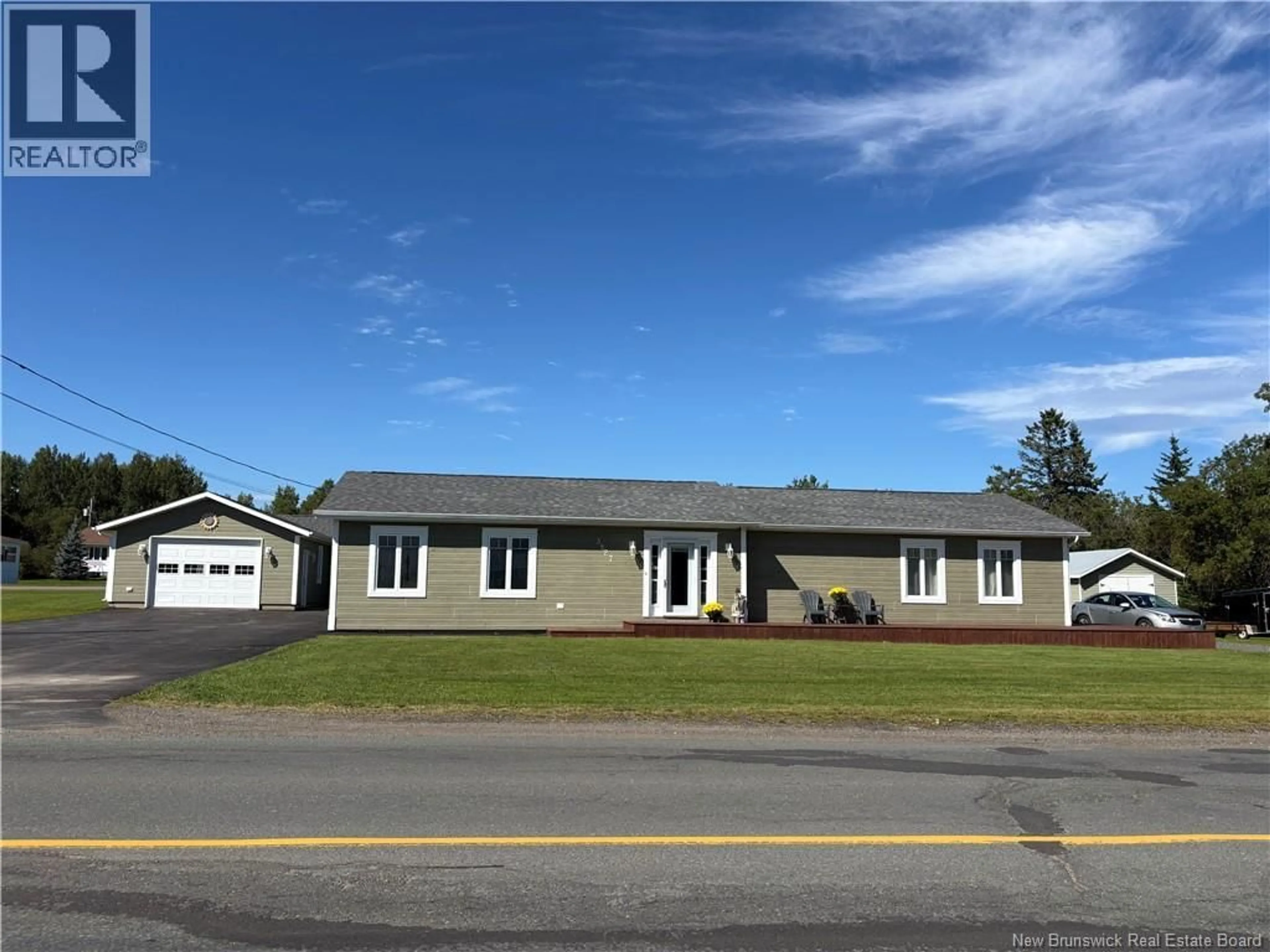 A pic from outside/outdoor area/front of a property/back of a property/a pic from drone, street for 3827 ROUTE 315, Petit-Rocher New Brunswick E8J1W3