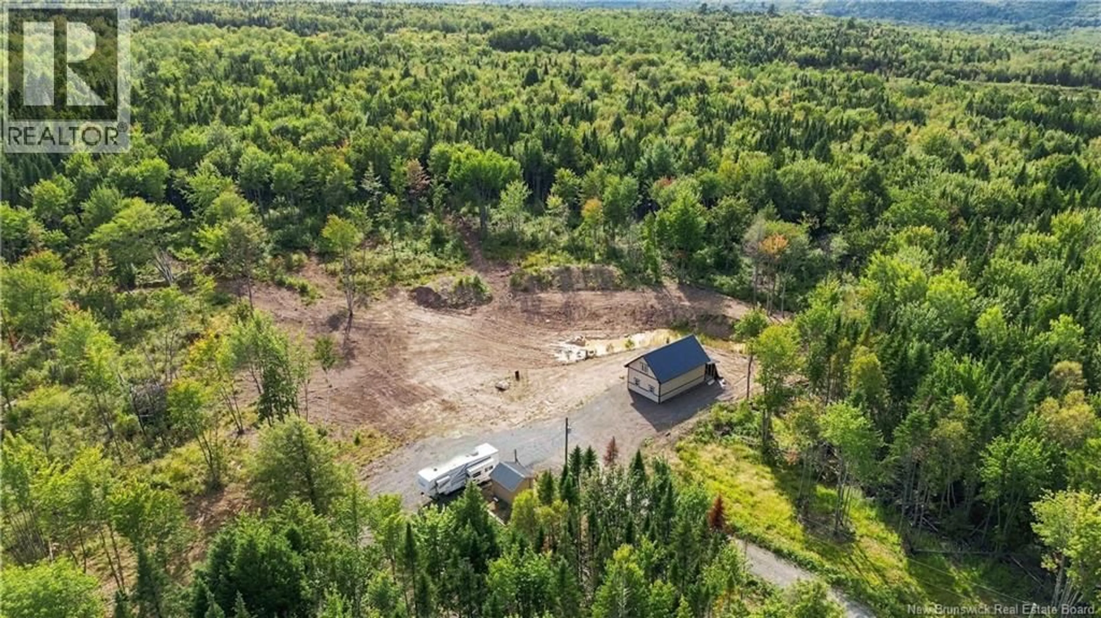 A pic from outside/outdoor area/front of a property/back of a property/a pic from drone, forest/trees view for 104 LOWER DURHAM ROAD, Lower Durham New Brunswick E6C1H7