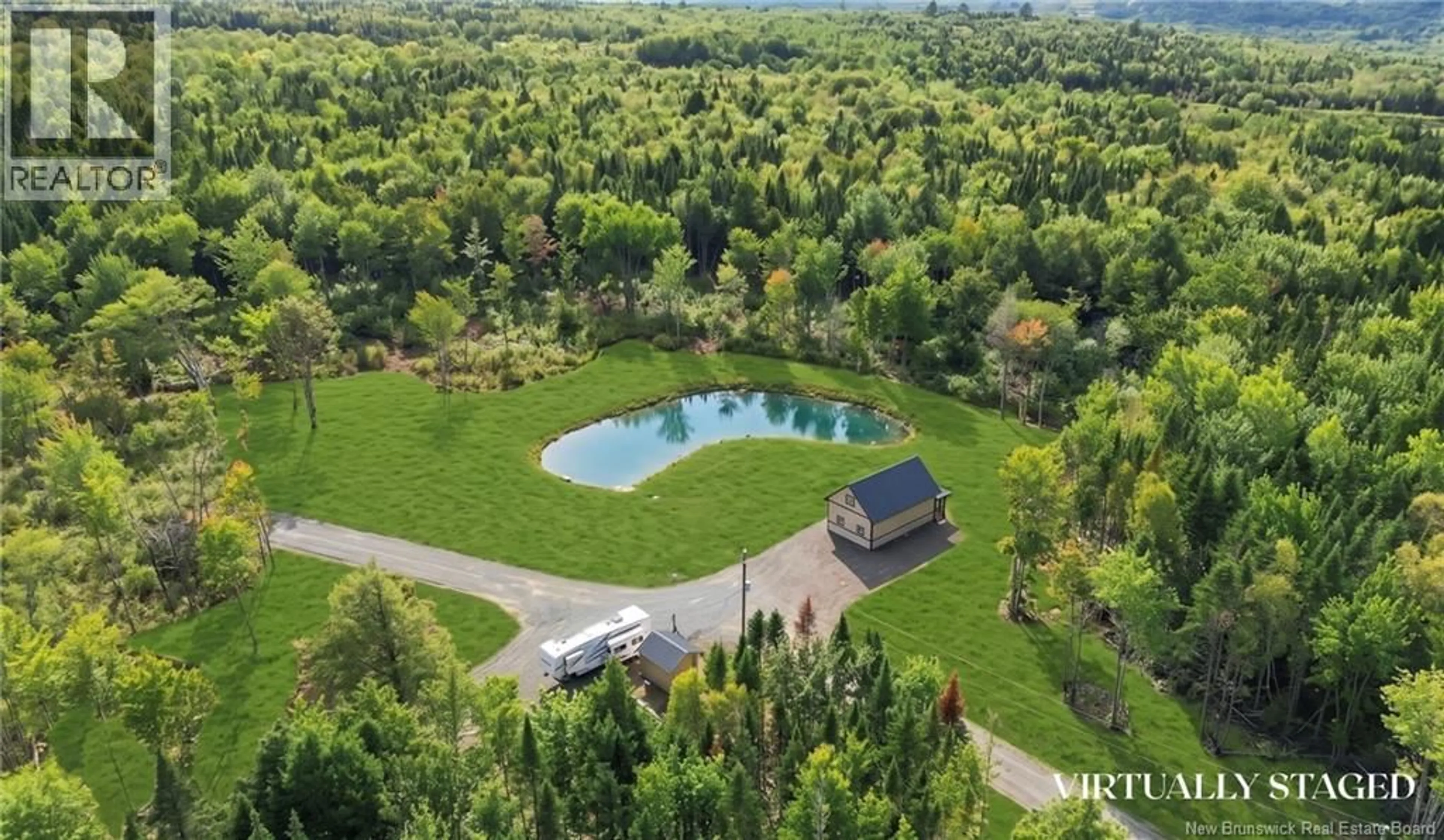 A pic from outside/outdoor area/front of a property/back of a property/a pic from drone, water/lake/river/ocean view for 104 LOWER DURHAM ROAD, Lower Durham New Brunswick E6C1H7