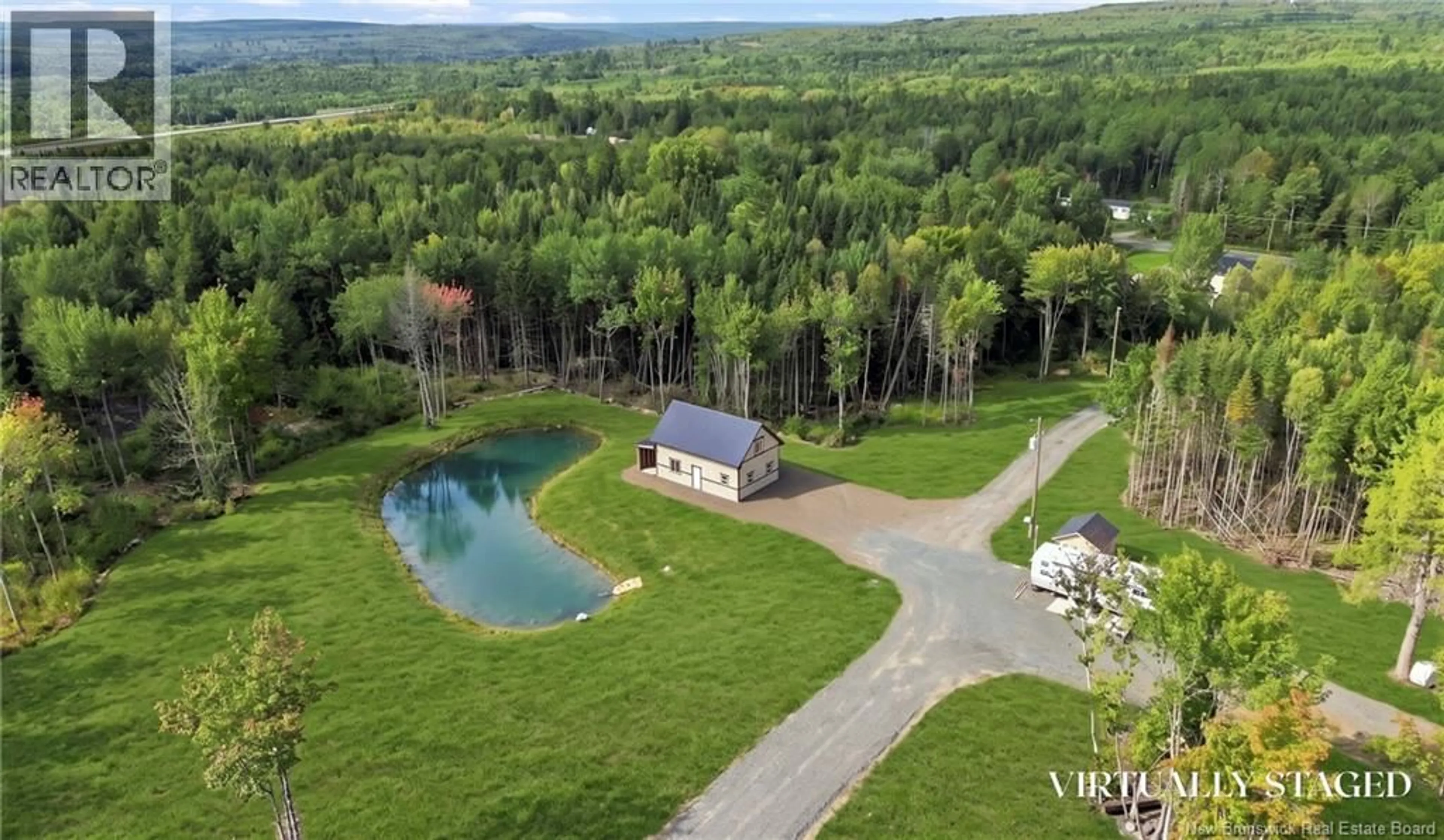 A pic from outside/outdoor area/front of a property/back of a property/a pic from drone, water/lake/river/ocean view for 104 LOWER DURHAM ROAD, Lower Durham New Brunswick E6C1H7