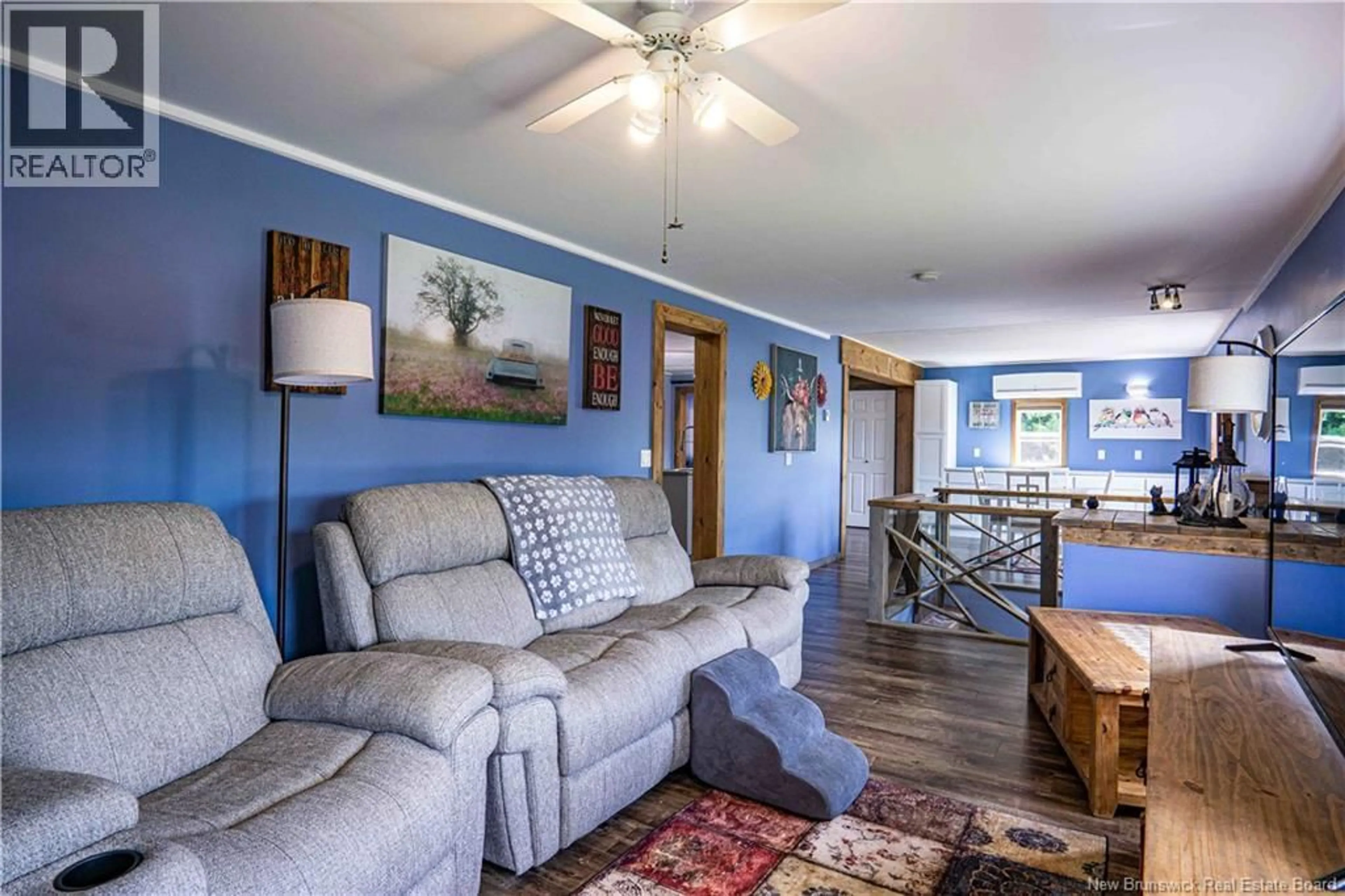 Living room with furniture, unknown for 9630 ROUTE 107, Fielding New Brunswick E7L2Y9