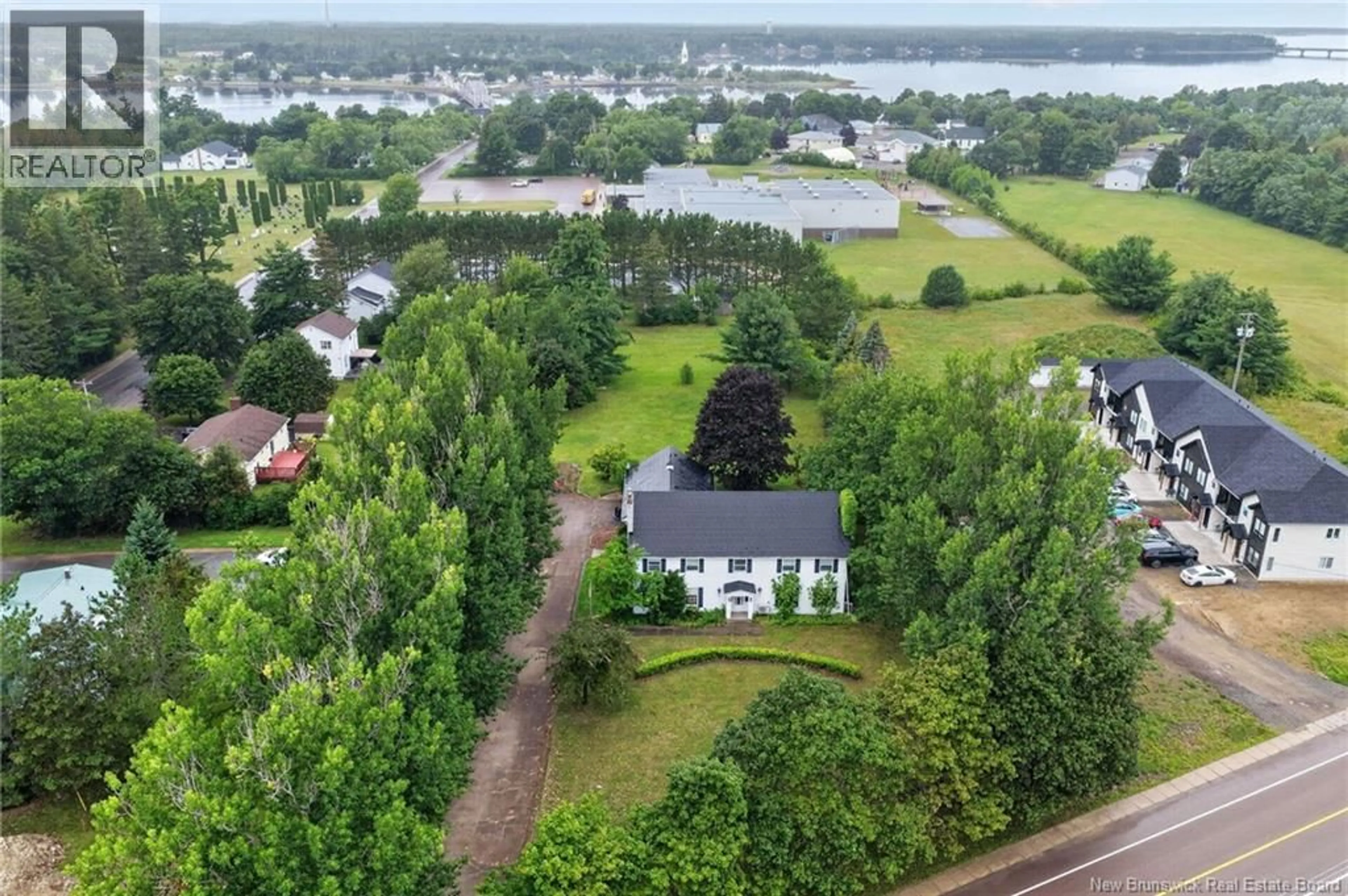 A pic from outside/outdoor area/front of a property/back of a property/a pic from drone, water/lake/river/ocean view for 26 CENTENNIAL AVENUE, Rexton New Brunswick E4W1X8