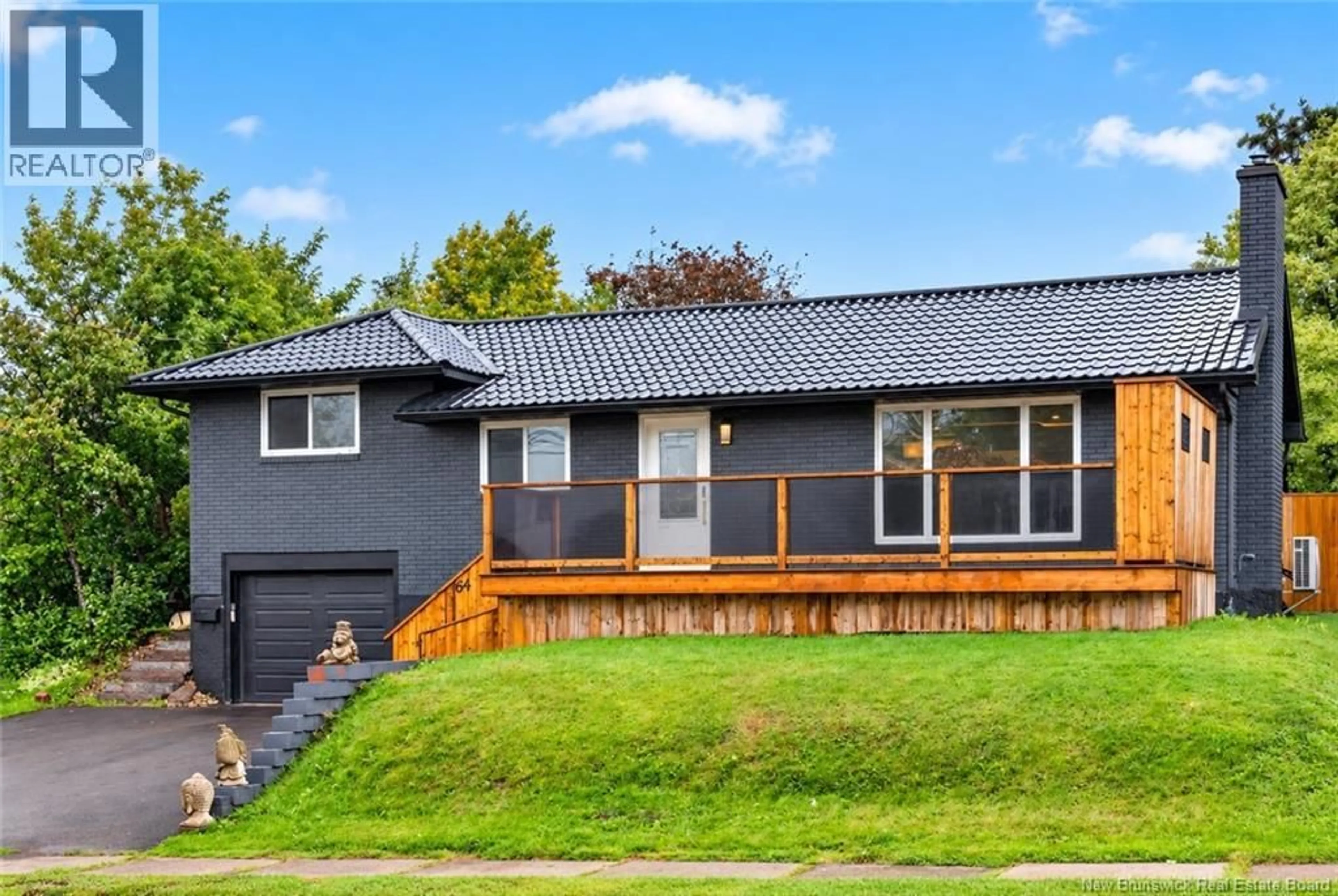 Home with vinyl exterior material, street for 64 ATHLONE AVENUE, Moncton New Brunswick E1E1S3