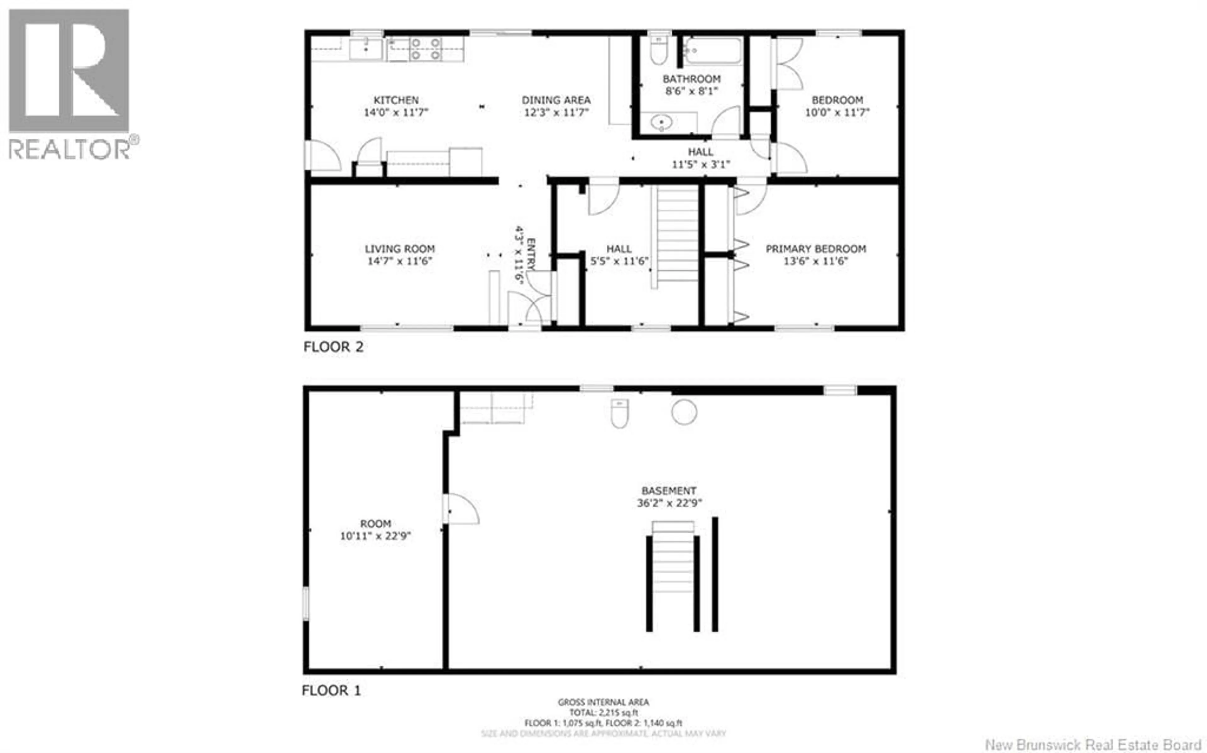Floor plan for 86 LANDEGGER DRIVE, Nackawic New Brunswick E6G1G2