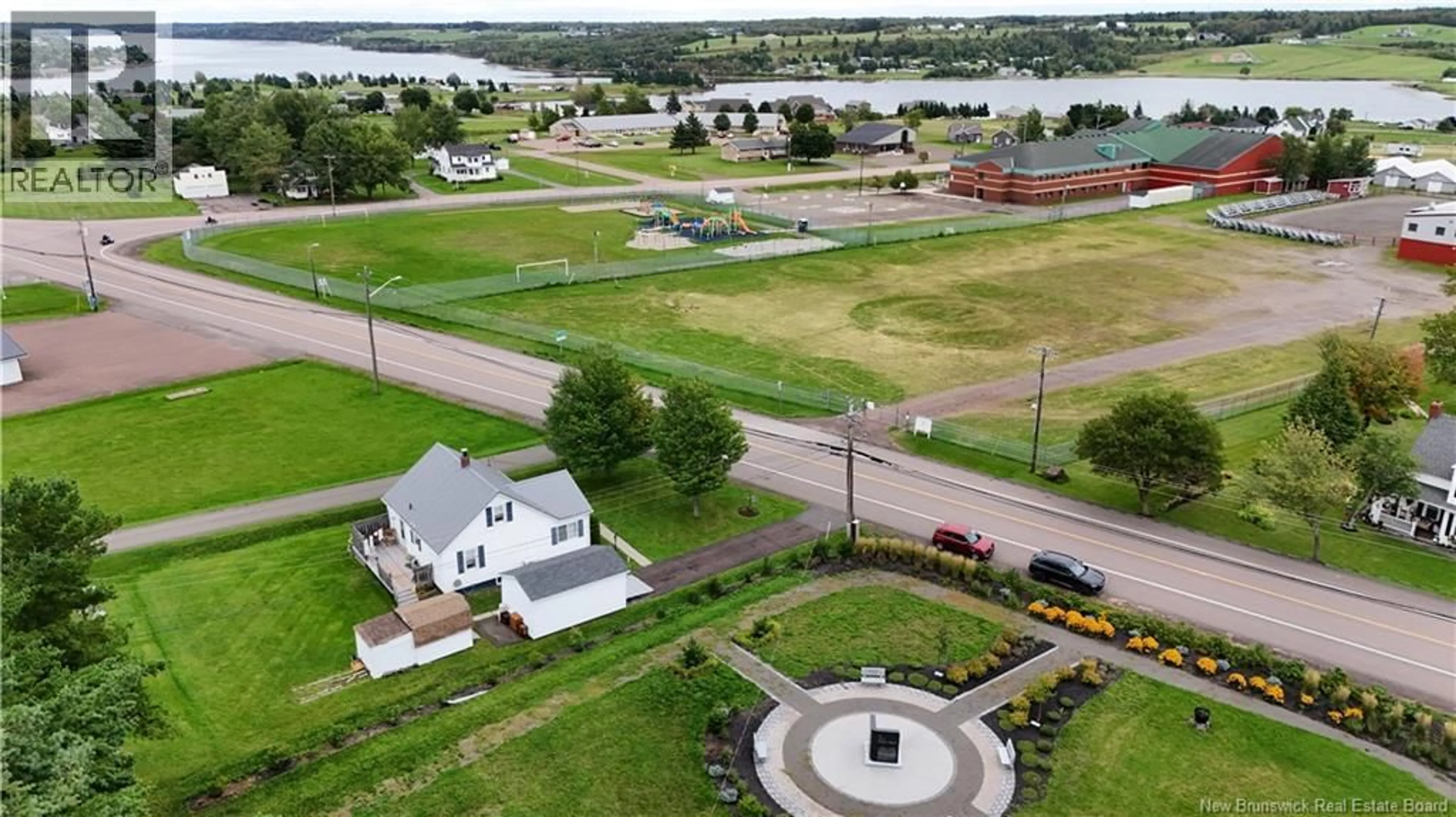 A pic from outside/outdoor area/front of a property/back of a property/a pic from drone, water/lake/river/ocean view for 2342 ROUTE 515, Sainte-Marie-De-Kent New Brunswick E4S2E3