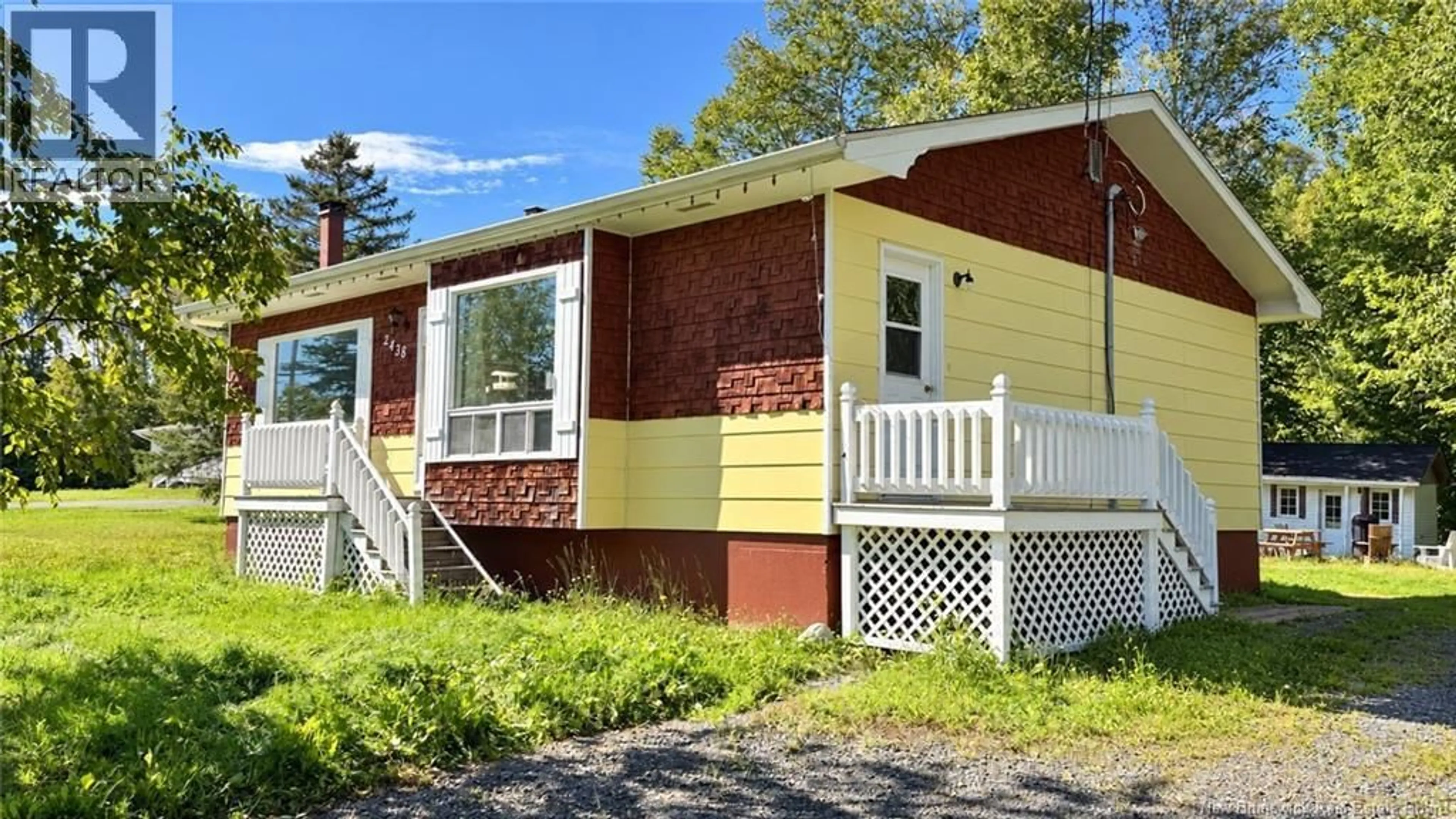 Home with vinyl exterior material, street for 2438 SORMANY, Sormany New Brunswick E8K2Z1