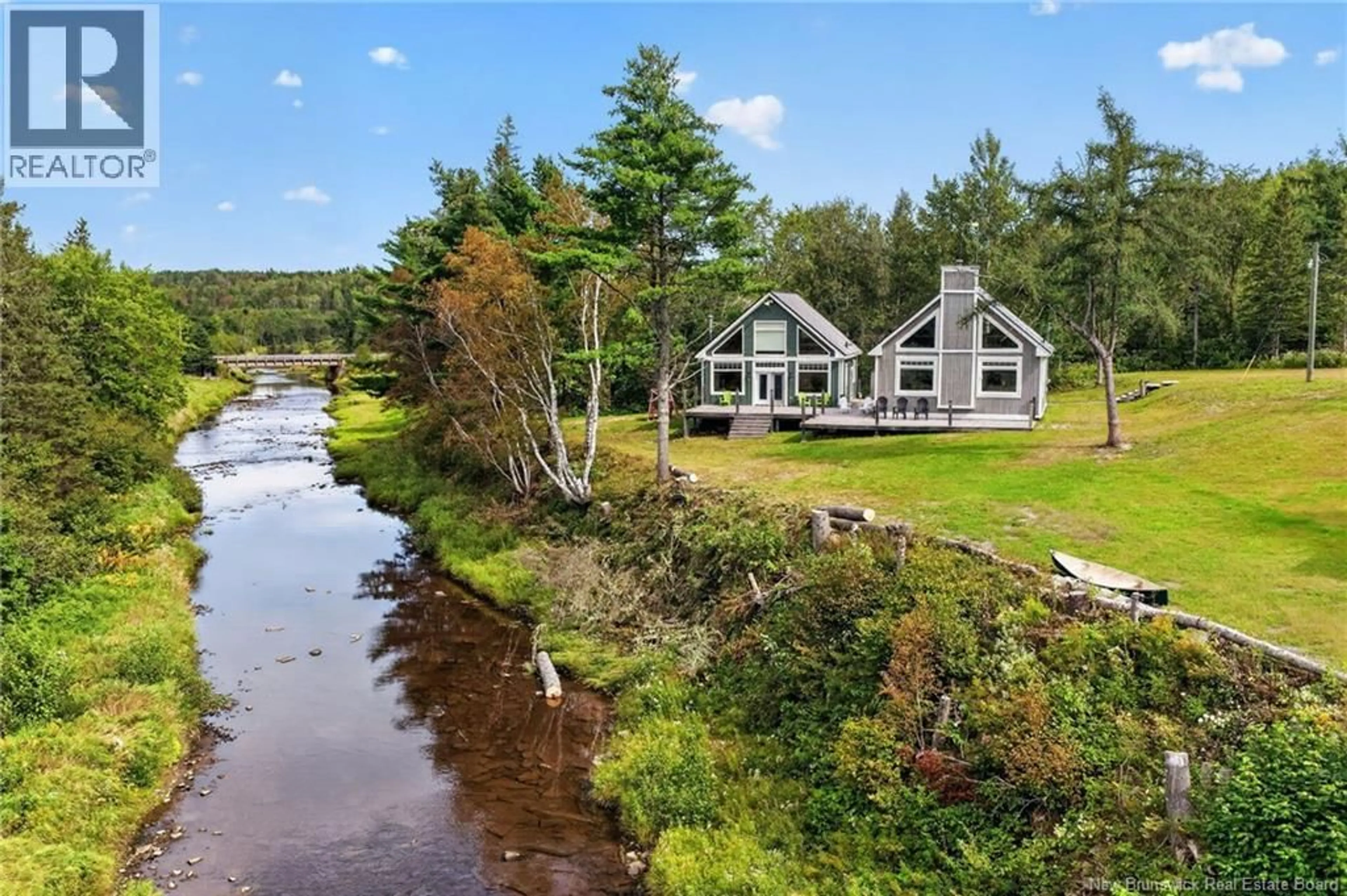 A pic from outside/outdoor area/front of a property/back of a property/a pic from drone, water/lake/river/ocean view for 1330 BEERSVILLE BACK ROAD, Beersville New Brunswick E4T2N4