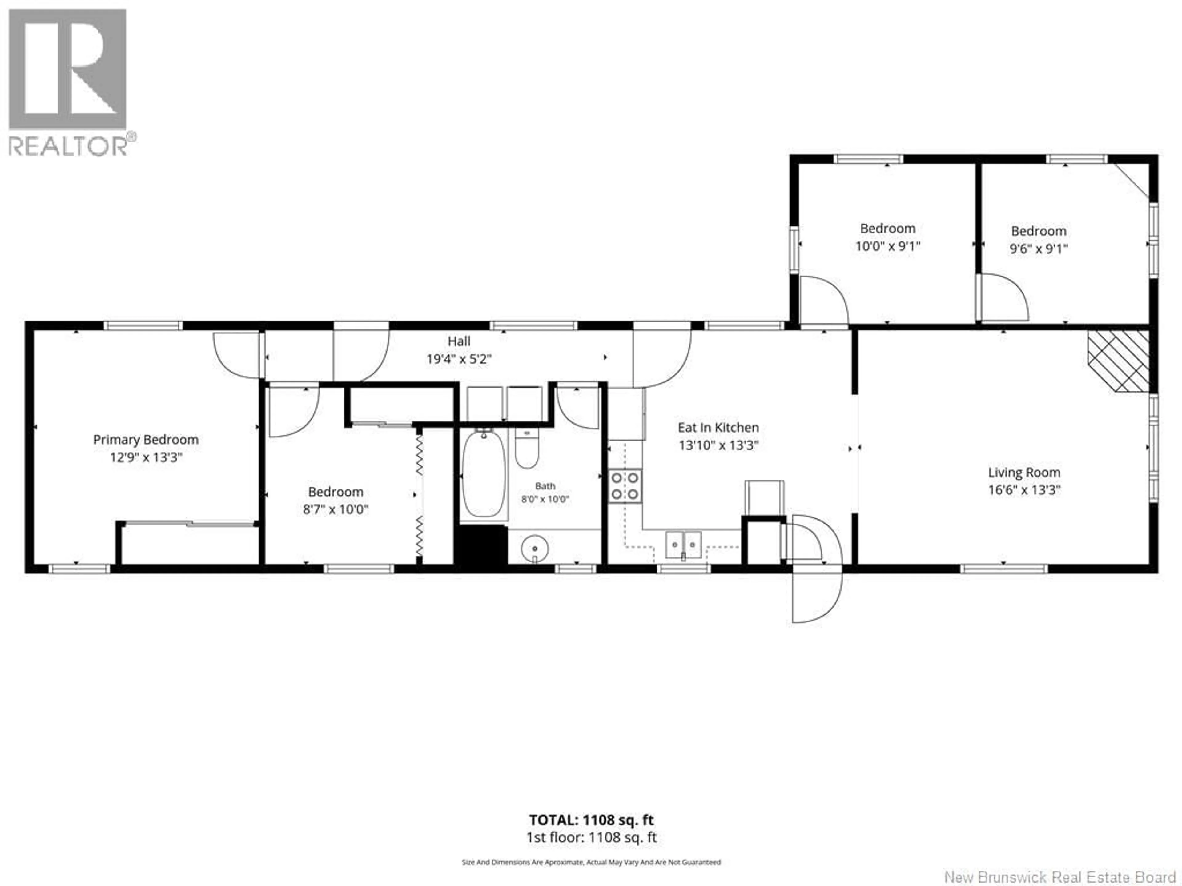 Floor plan for 11 MARCEL, Lakeville New Brunswick E1H1G6