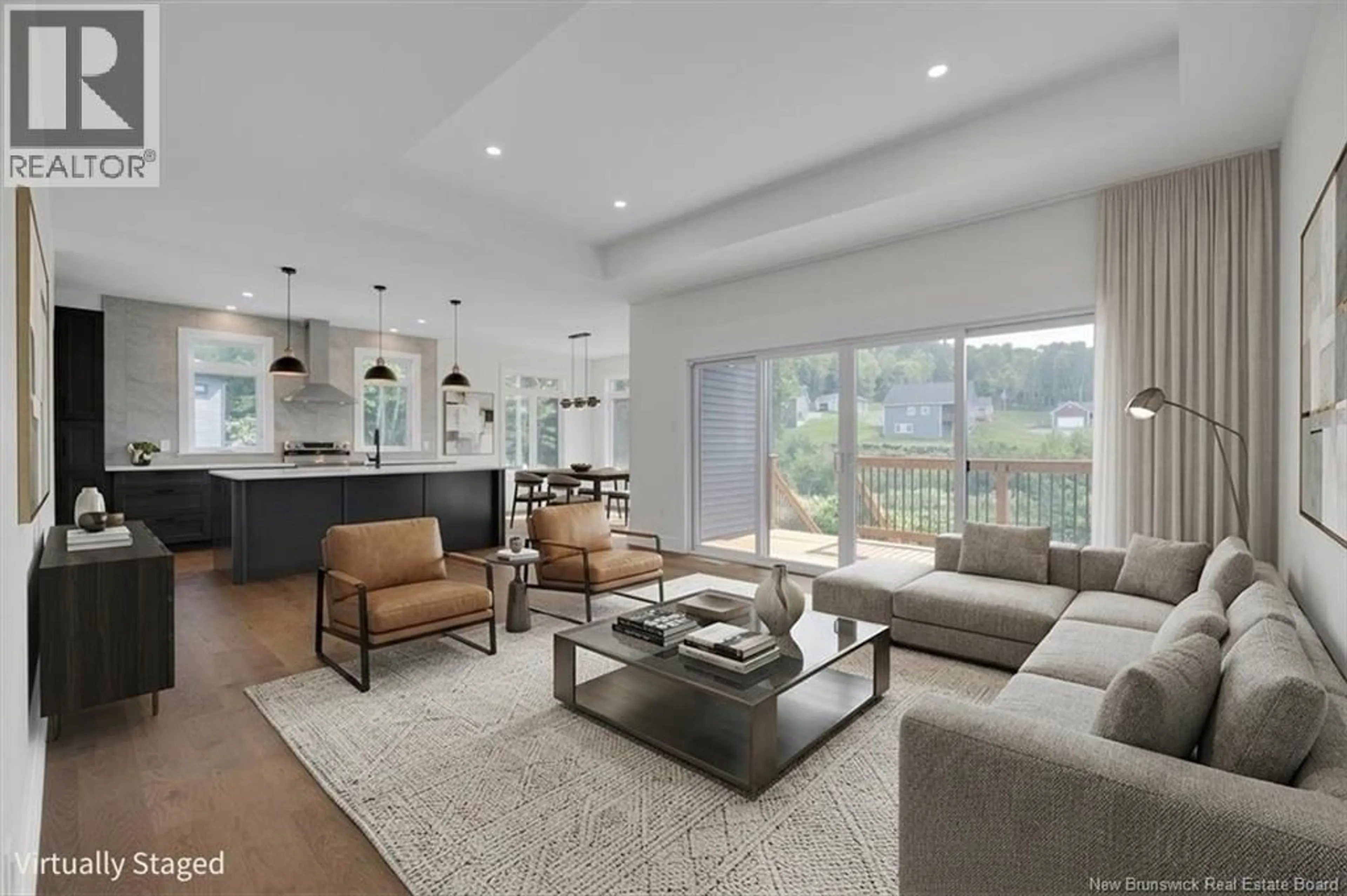 Living room with furniture, unknown for 8 GALMORGAN DRIVE, Quispamsis New Brunswick E2E0X1