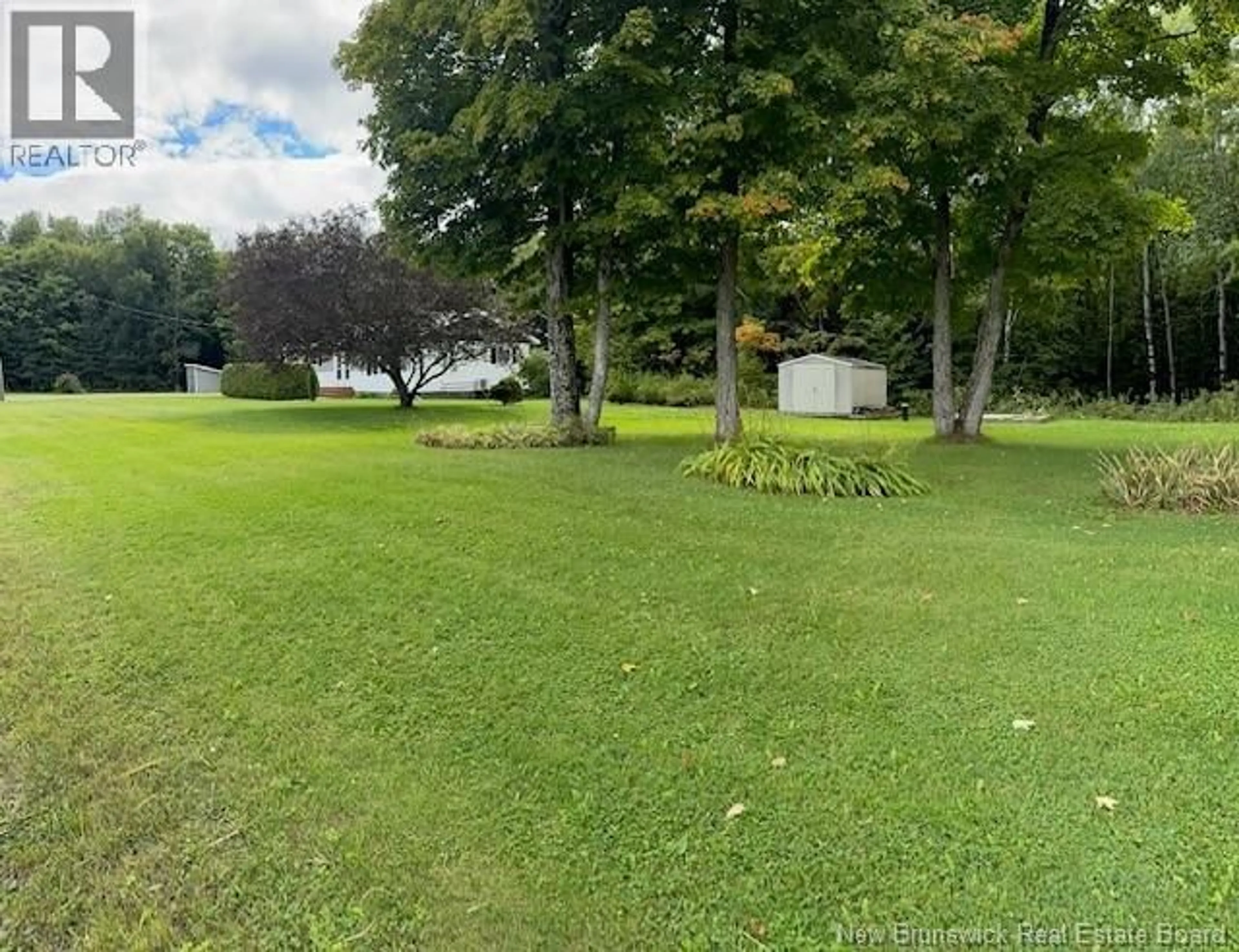 A pic from outside/outdoor area/front of a property/back of a property/a pic from drone, forest/trees view for 686 CALIFORNIA SETTLEMENT ROAD, California Settlement New Brunswick E3Z1X3