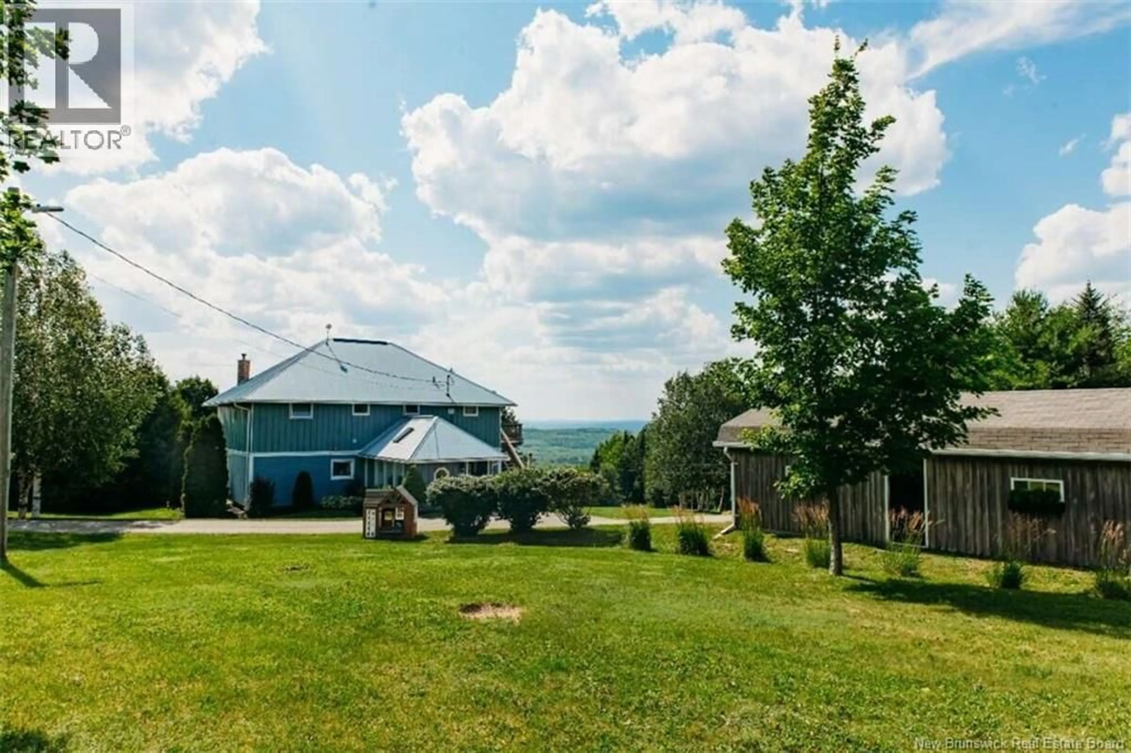 A pic from outside/outdoor area/front of a property/back of a property/a pic from drone, mountain view for 133 OLD HOULTON, Richmond Settlement New Brunswick E7M4Z5