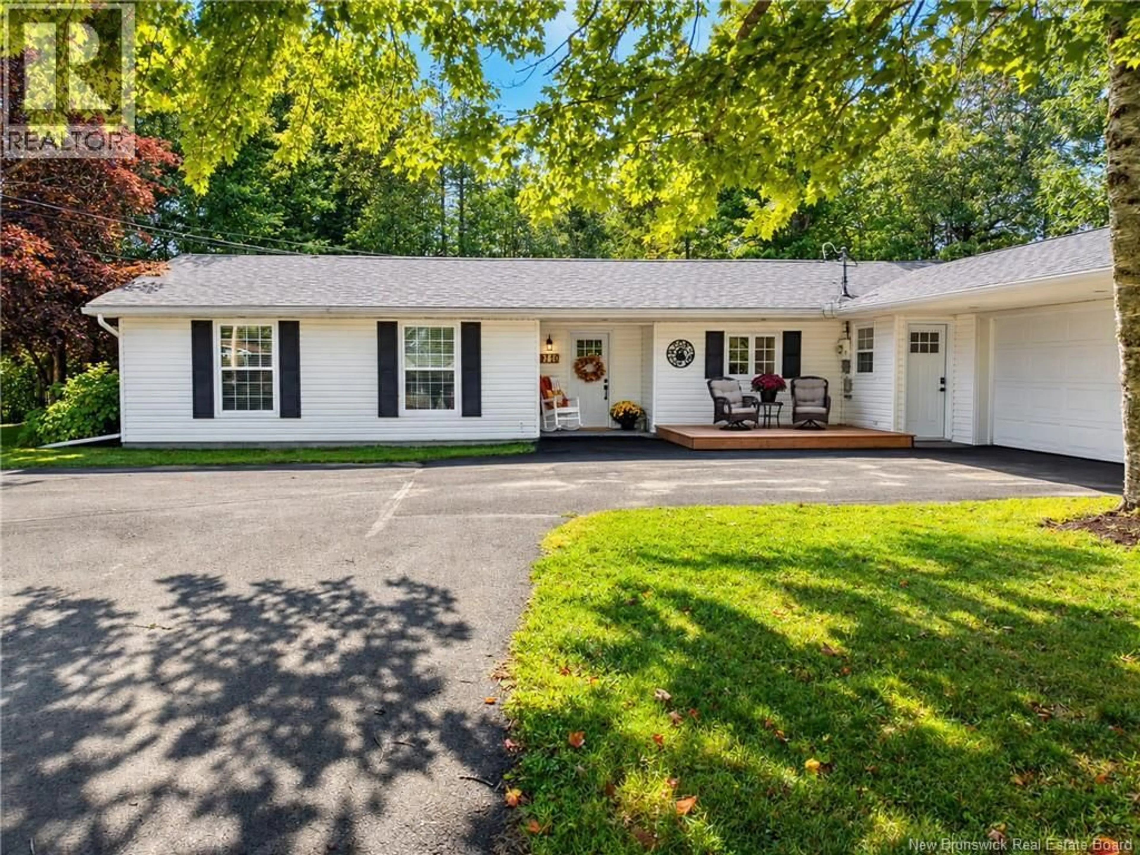 Home with vinyl exterior material, street for 110 SPRINGWATER LANE, New Maryland New Brunswick E3C1H9