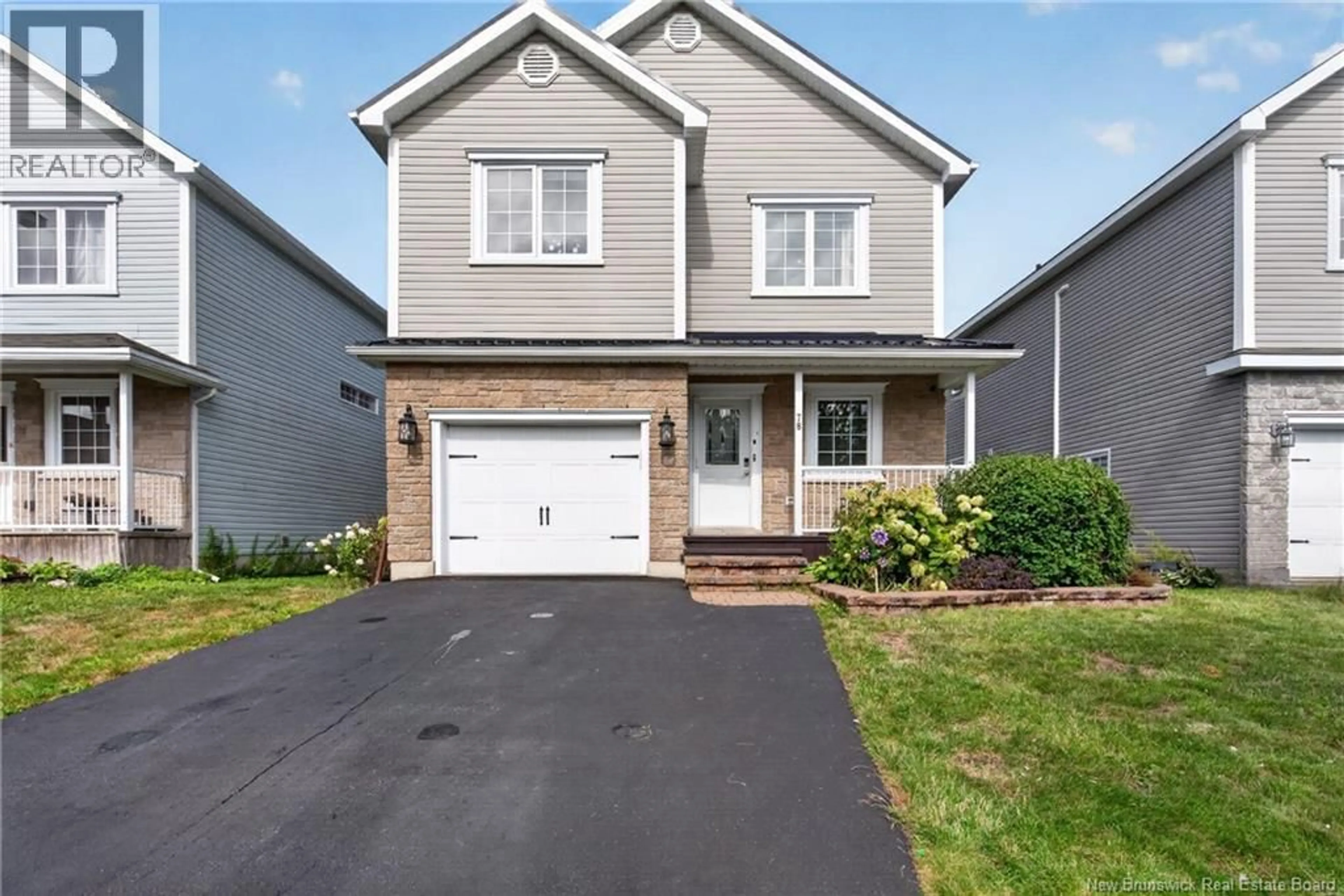 Home with vinyl exterior material, street for 78 RIDGELINE CRESCENT, Fredericton New Brunswick E3C0E9