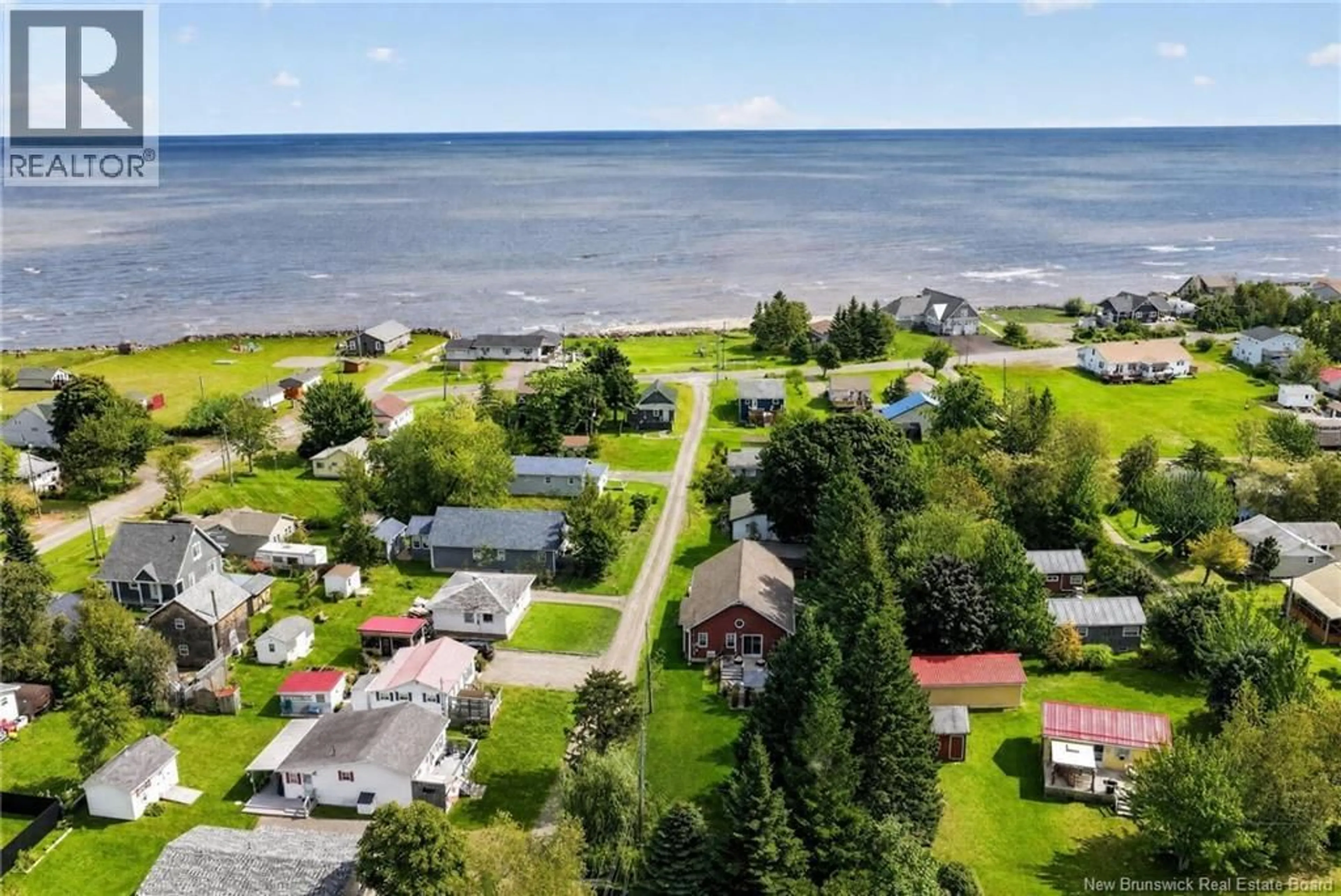 A pic from outside/outdoor area/front of a property/back of a property/a pic from drone, water/lake/river/ocean view for 100 RUE MARGE, Grande-Digue New Brunswick E4R4T6