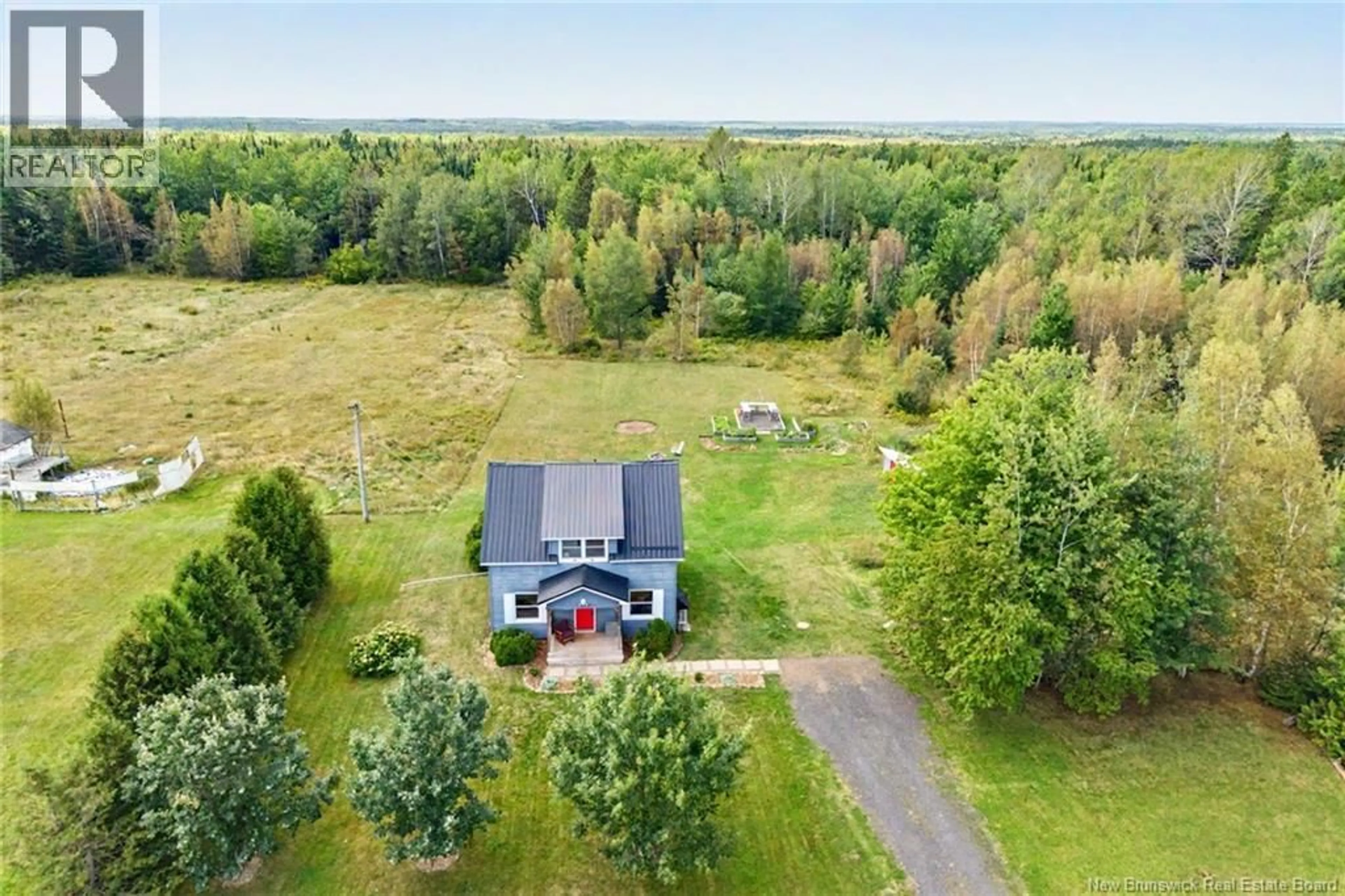 A pic from outside/outdoor area/front of a property/back of a property/a pic from drone, water/lake/river/ocean view for 7622 ROUTE 10, Coal Creek New Brunswick E4A2R7