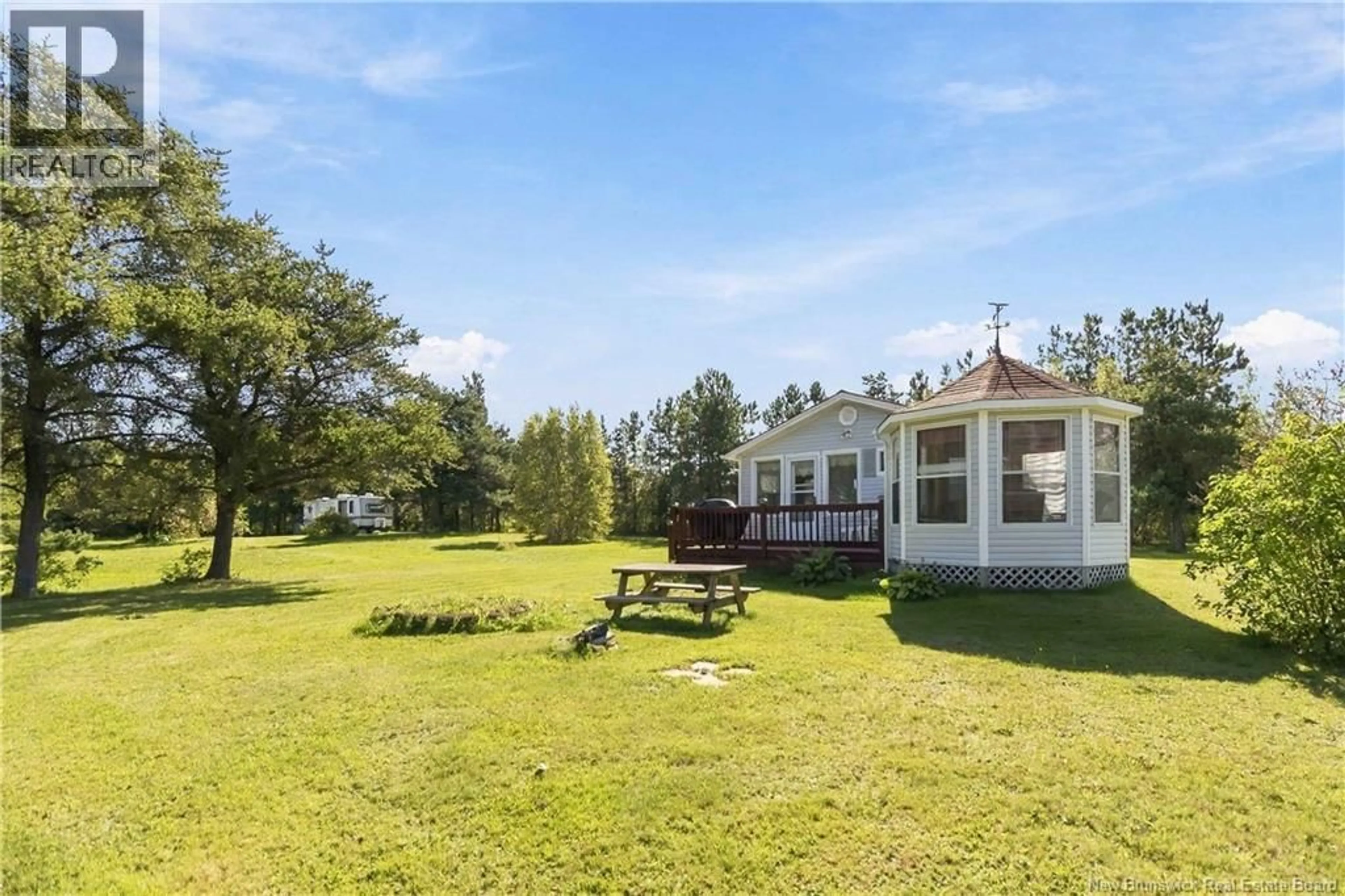 A pic from outside/outdoor area/front of a property/back of a property/a pic from drone, water/lake/river/ocean view for 20 BRIDGE VIEW COURT, Bouctouche New Brunswick E4S0B9