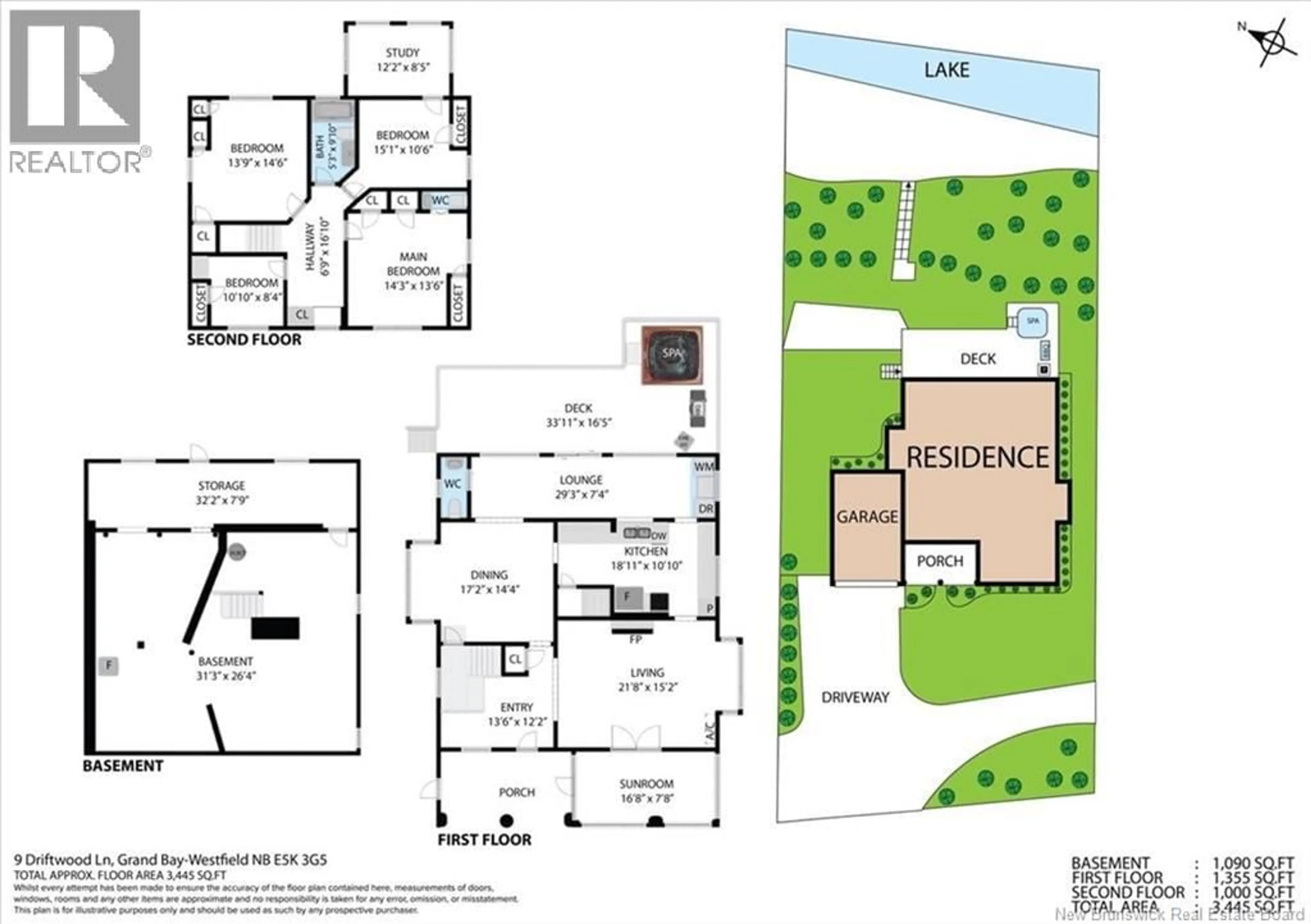 Floor plan for 9 DRIFTWOOD LANE, Grand Bay-Westfield New Brunswick E5K3G5
