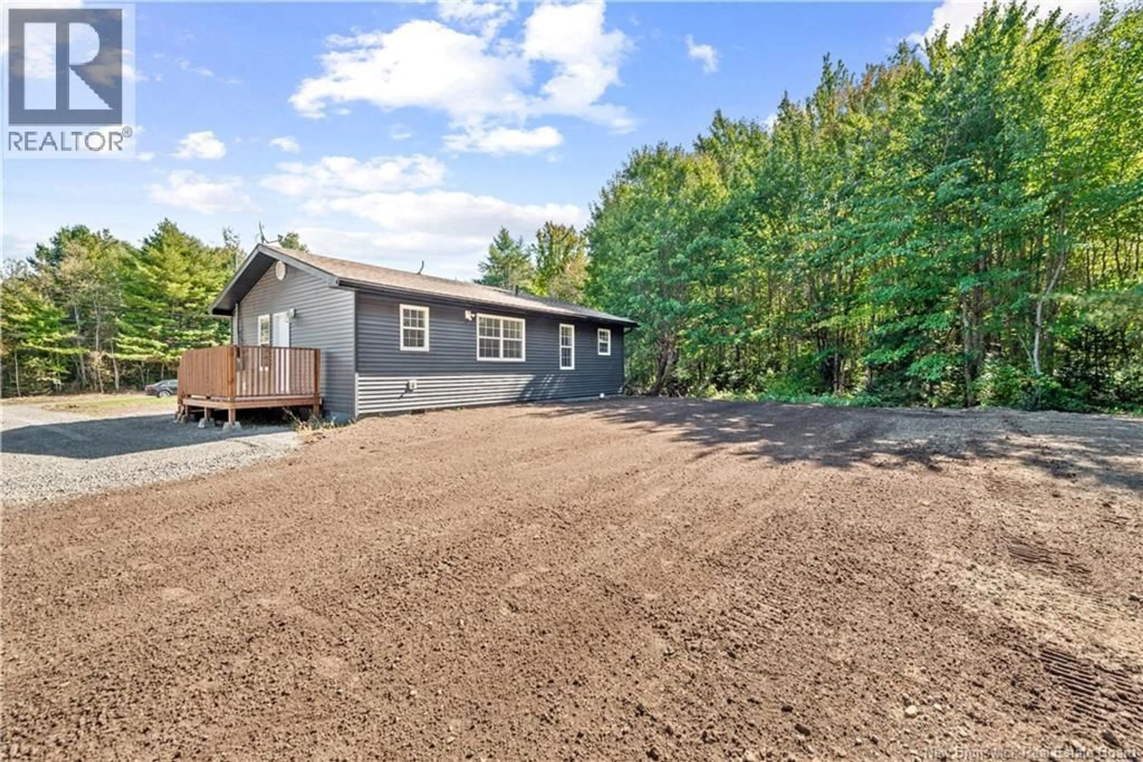 A pic from outside/outdoor area/front of a property/back of a property/a pic from drone, unknown for 76 ALBAN RICHARD ROAD, Saint-Ignace New Brunswick E4X2A7