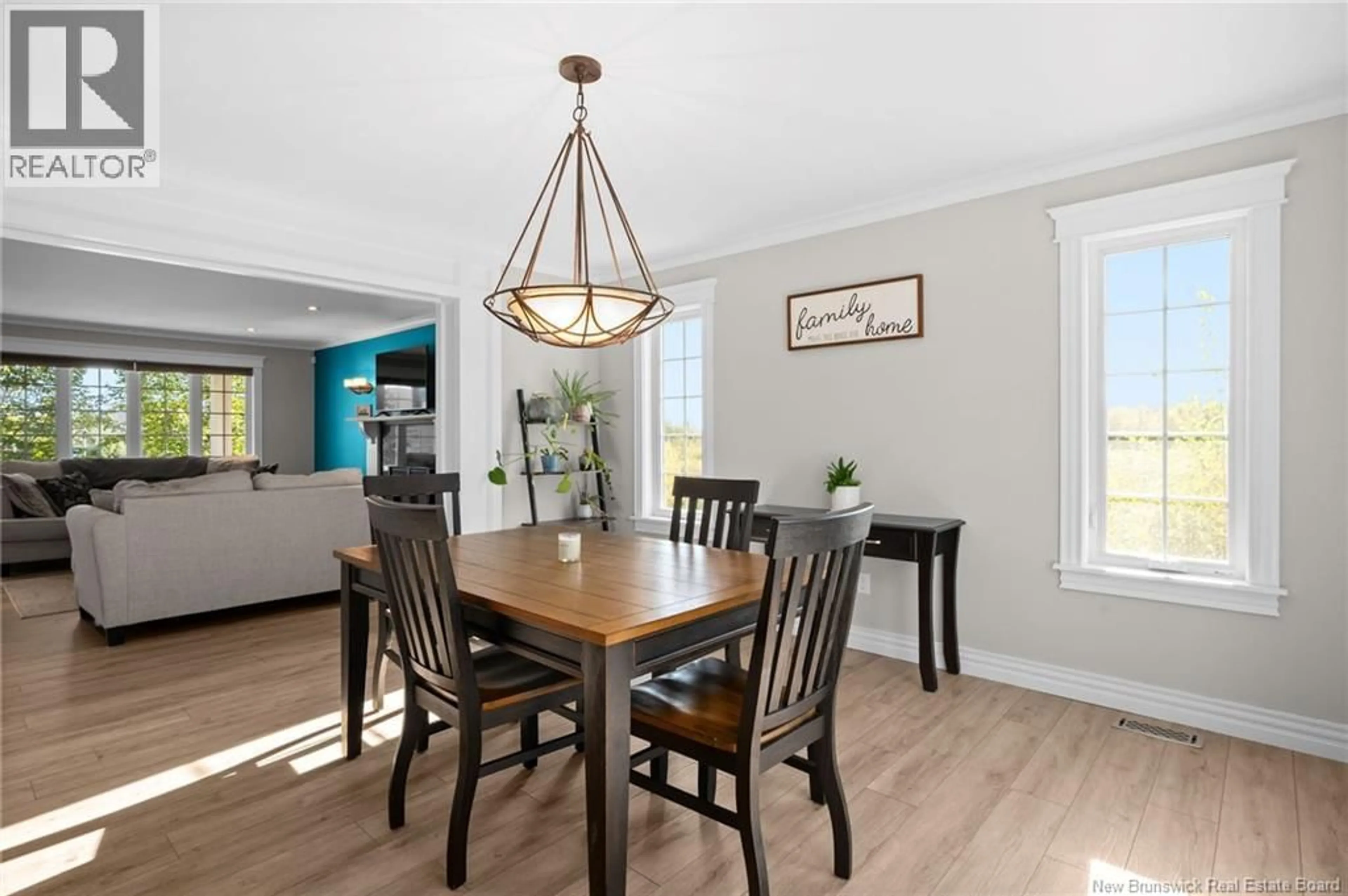 Dining room, wood/laminate floor for 197 AMIENS DRIVE, Moncton New Brunswick E1G5R5
