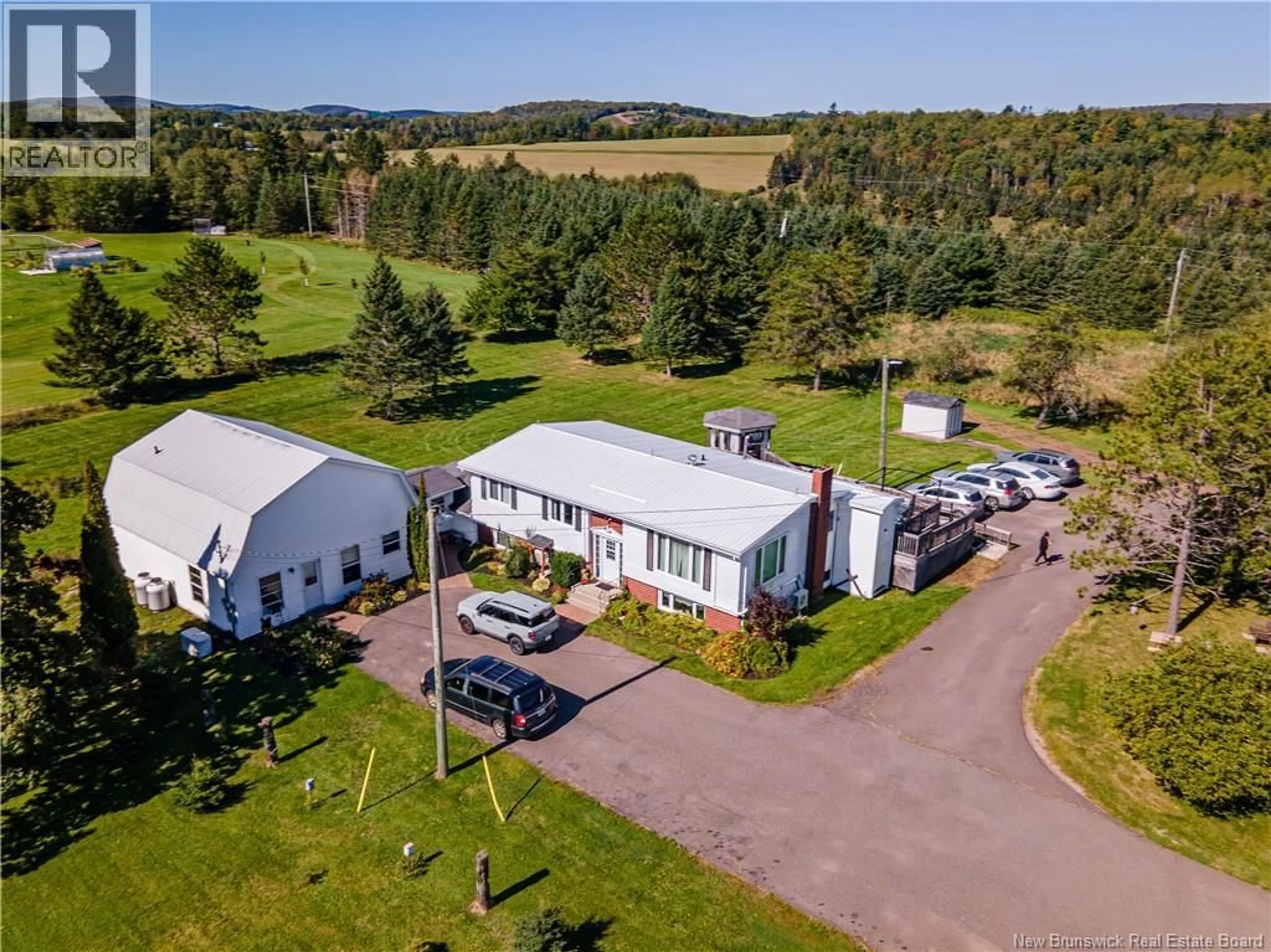 A pic from outside/outdoor area/front of a property/back of a property/a pic from drone, unknown for 167 MCGREGOR BROOK ROAD, Roachville New Brunswick E4E2G4