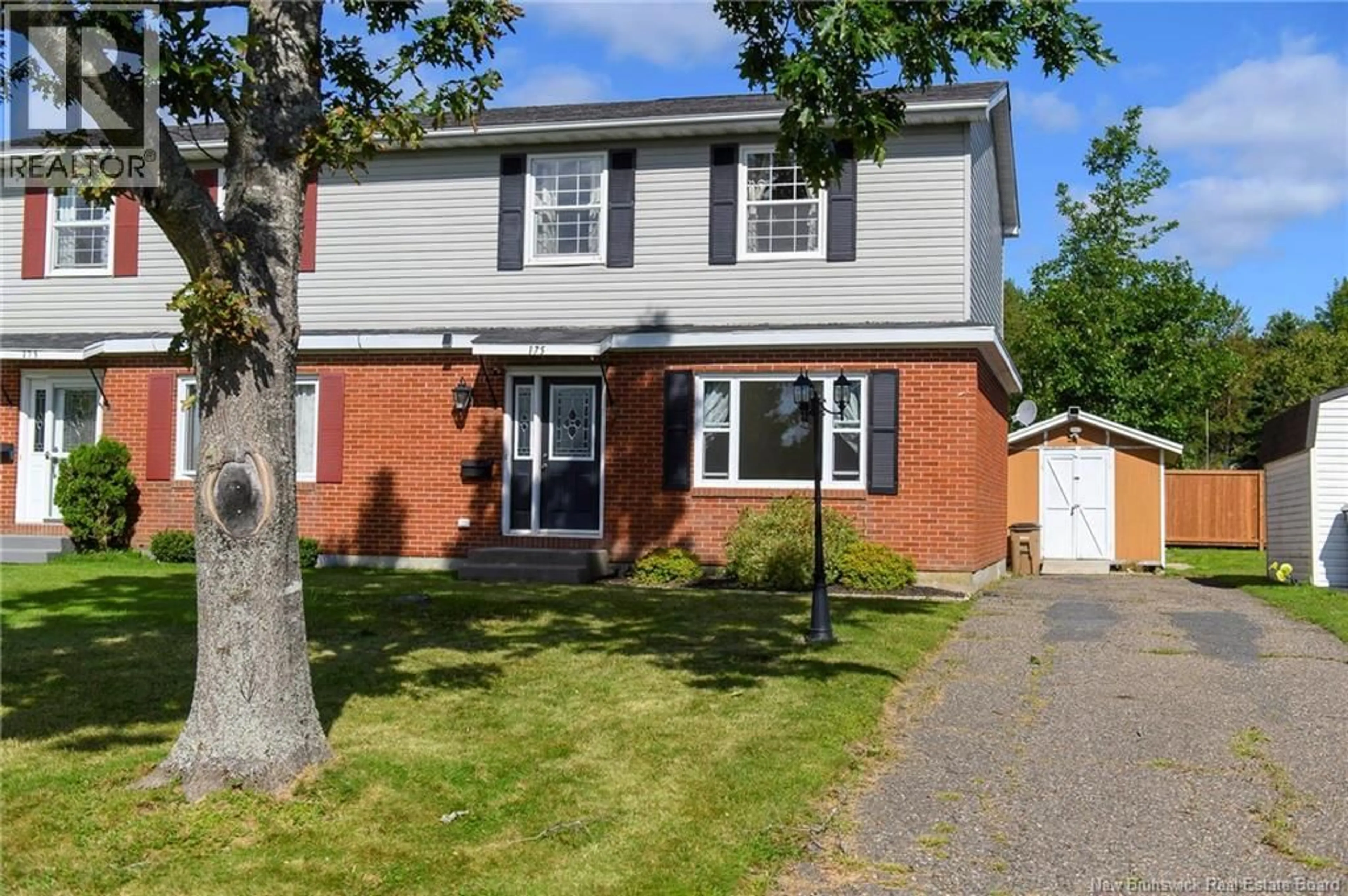 Home with brick exterior material, street for 175 RIVERHILL DRIVE, Saint John New Brunswick E2M5B6