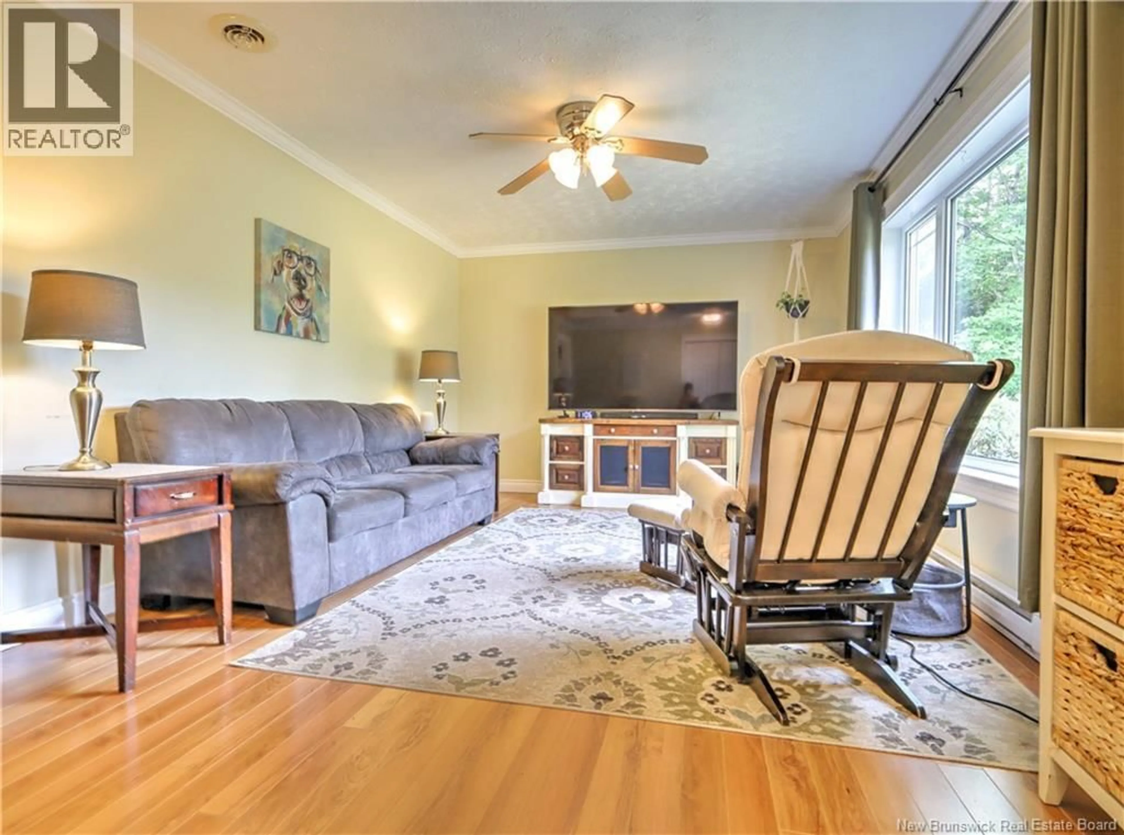 Living room with furniture, unknown for 32 MENZIES DRIVE, Hanwell New Brunswick E3C1M6