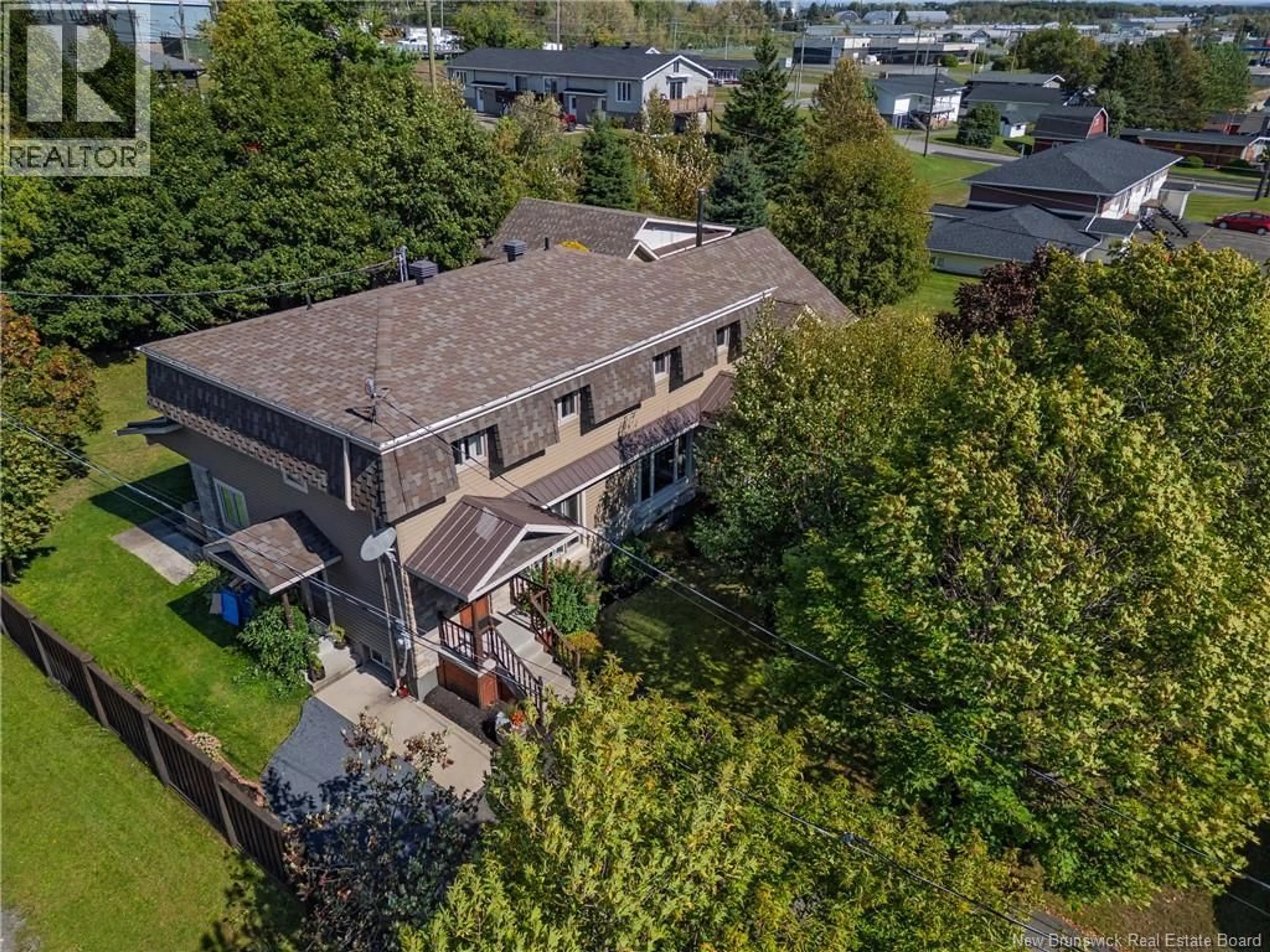 A pic from outside/outdoor area/front of a property/back of a property/a pic from drone, unknown for 86-88 DOMINIQUE, Grand Falls New Brunswick E3Y1A1