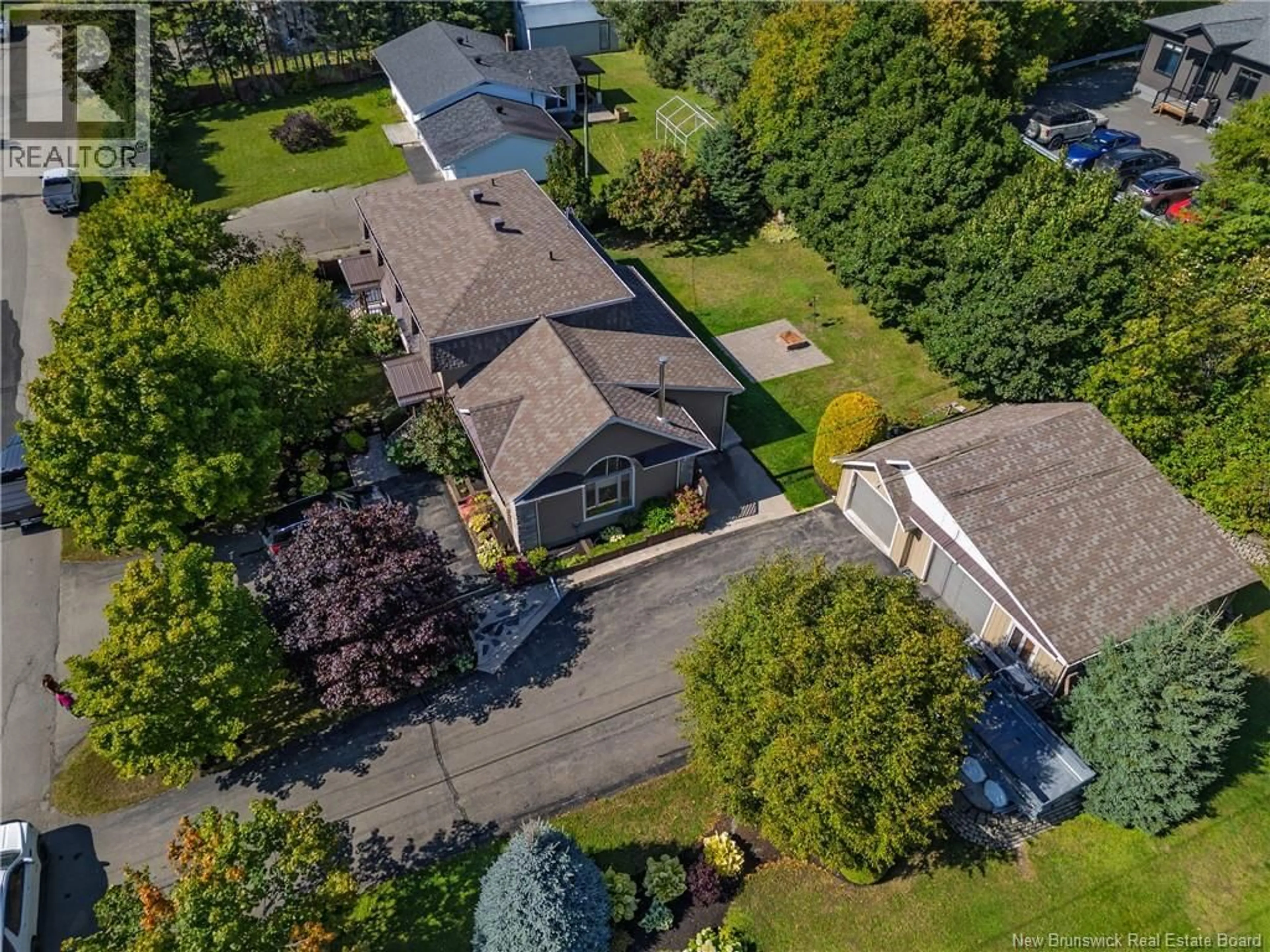 A pic from outside/outdoor area/front of a property/back of a property/a pic from drone, street for 86-88 DOMINIQUE, Grand Falls New Brunswick E3Y1A1