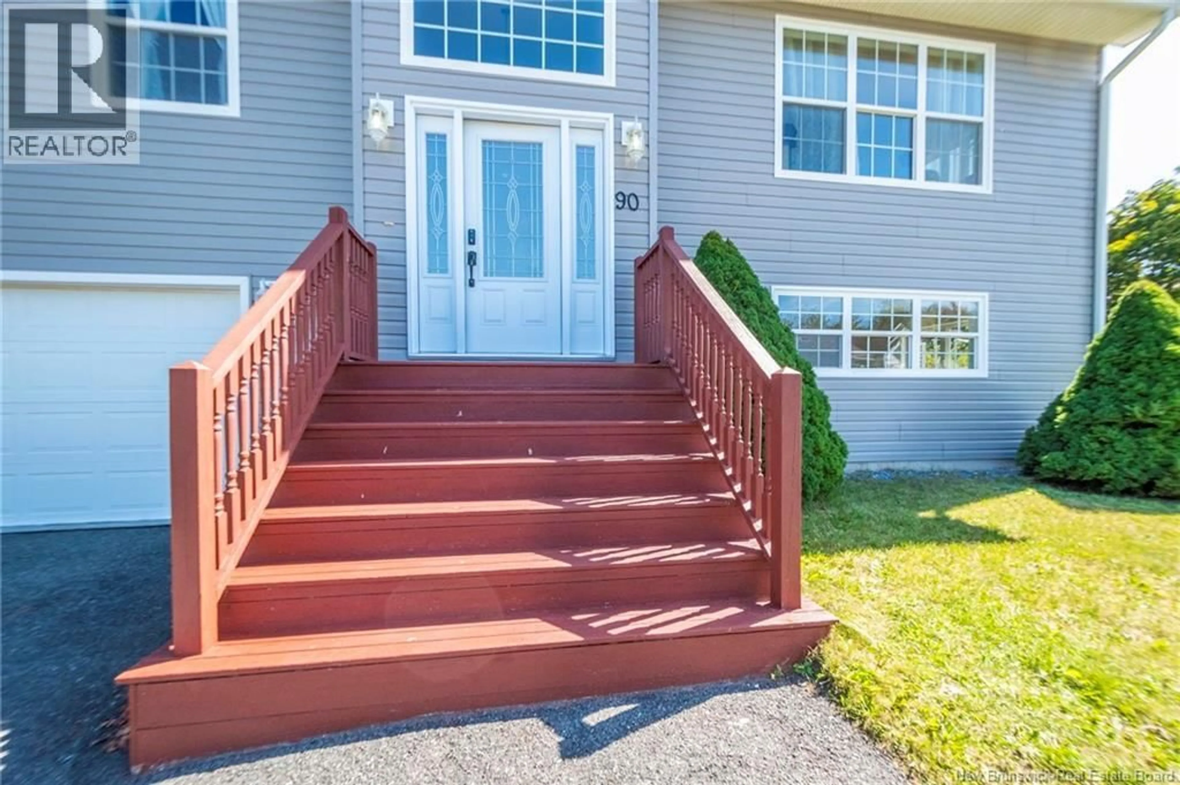 Home with vinyl exterior material, street for 90 TUDOR LANE, Saint John New Brunswick E2K5T6