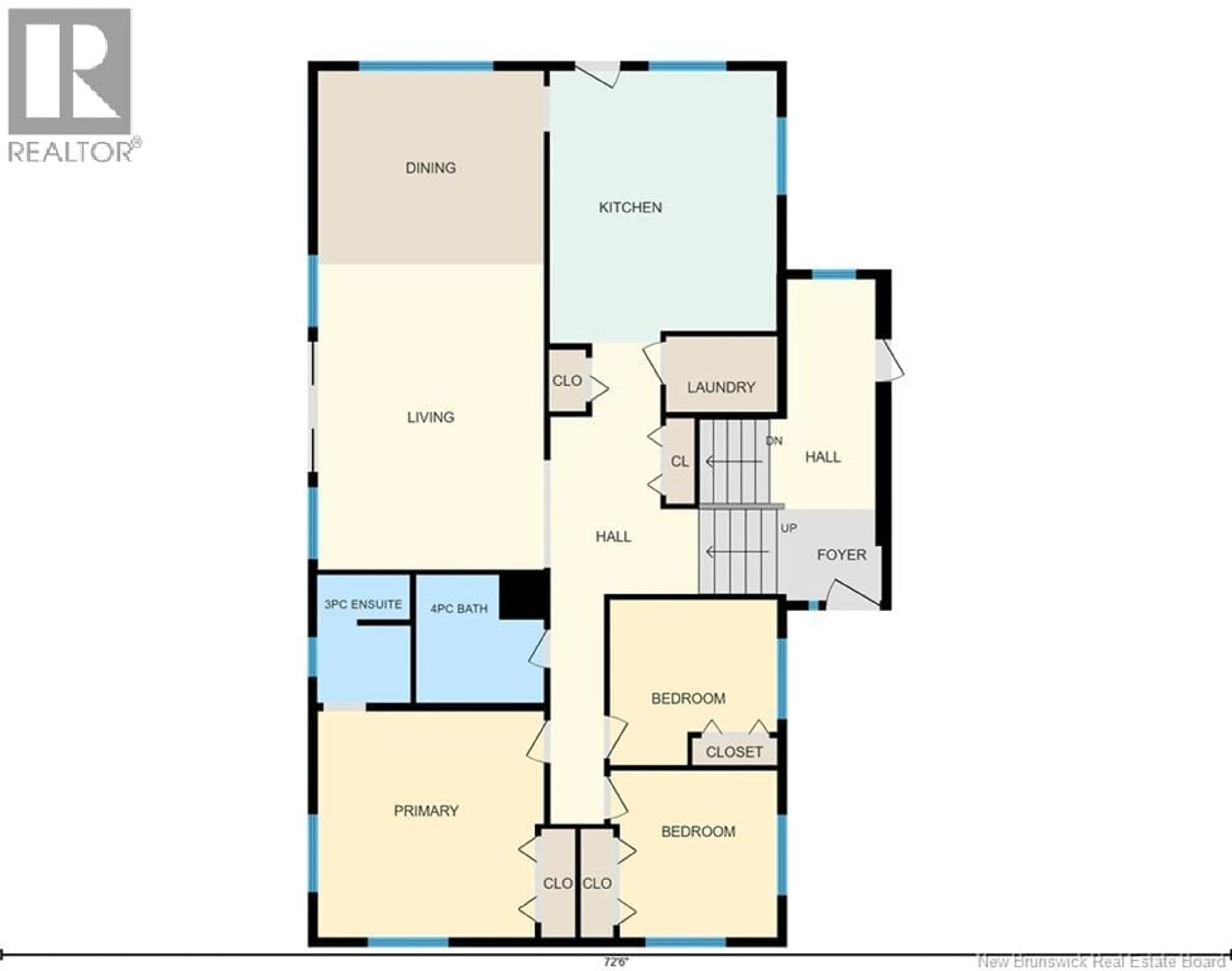 Floor plan for 141 NEIL, Bathurst New Brunswick E2A3E3