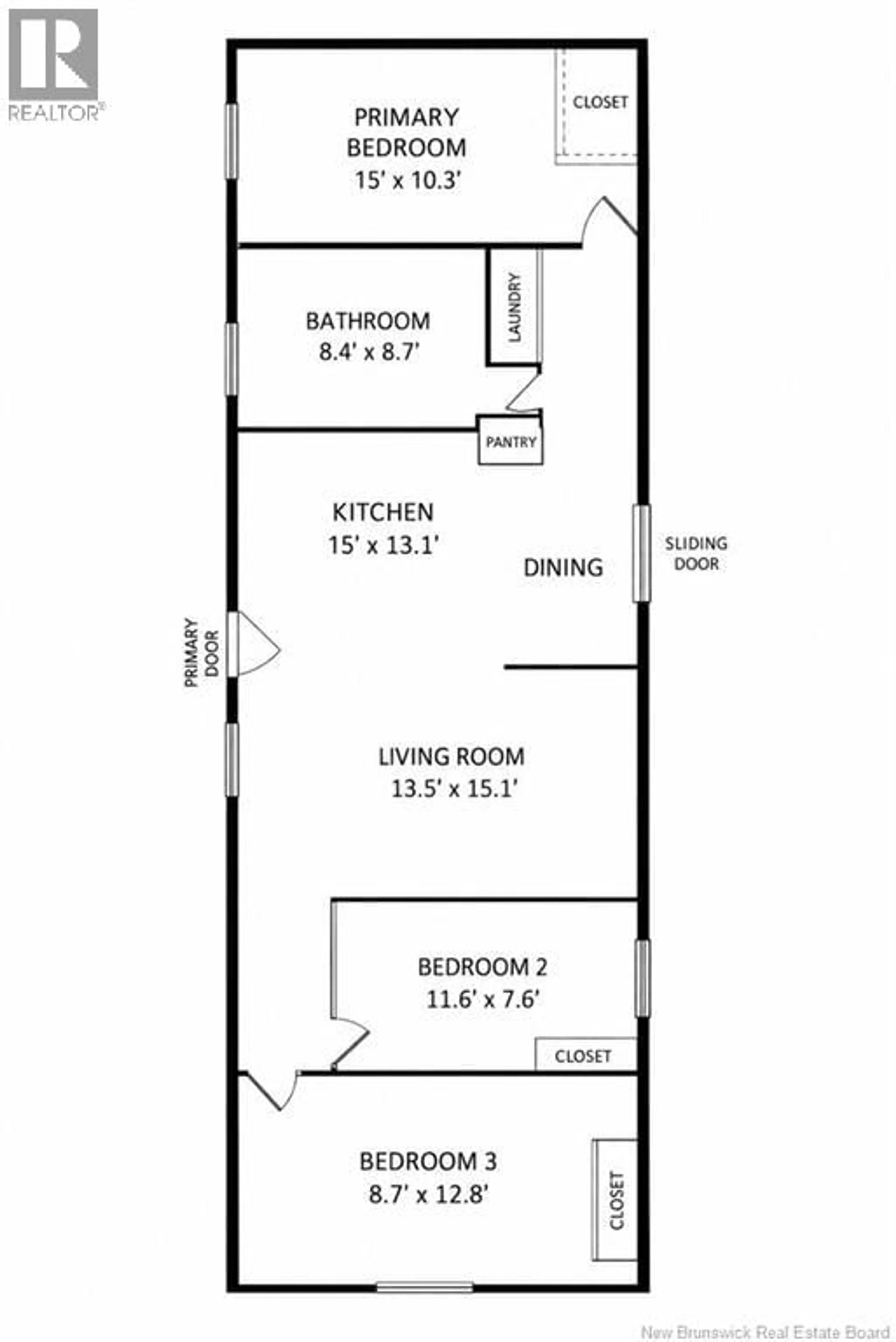 Floor plan for 52 SHERRYS LANE, Fredericton New Brunswick E3C1C8