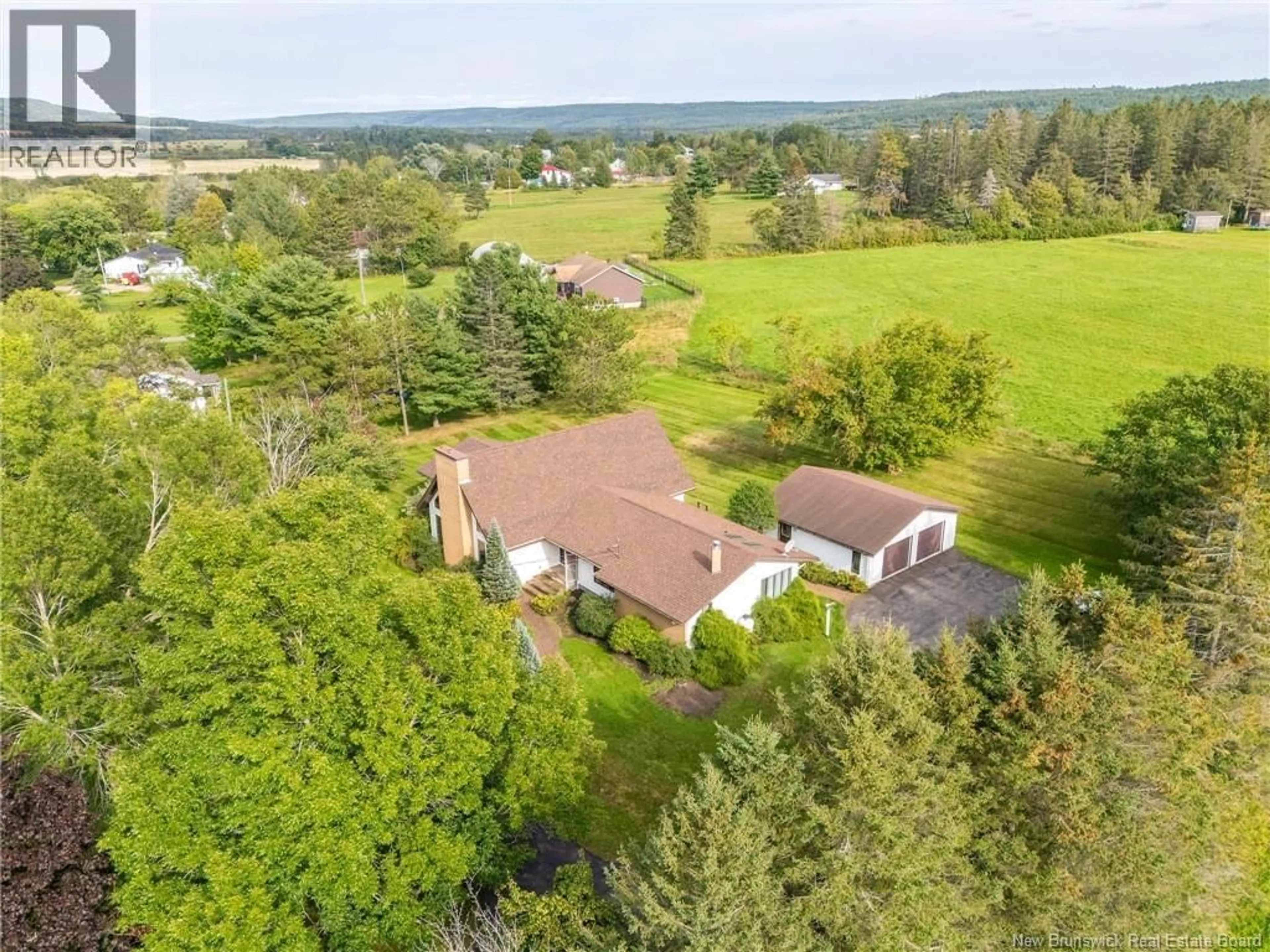 A pic from outside/outdoor area/front of a property/back of a property/a pic from drone, water/lake/river/ocean view for 58 PENOBSQUIS LOOP, Penobsquis New Brunswick E4G2B7