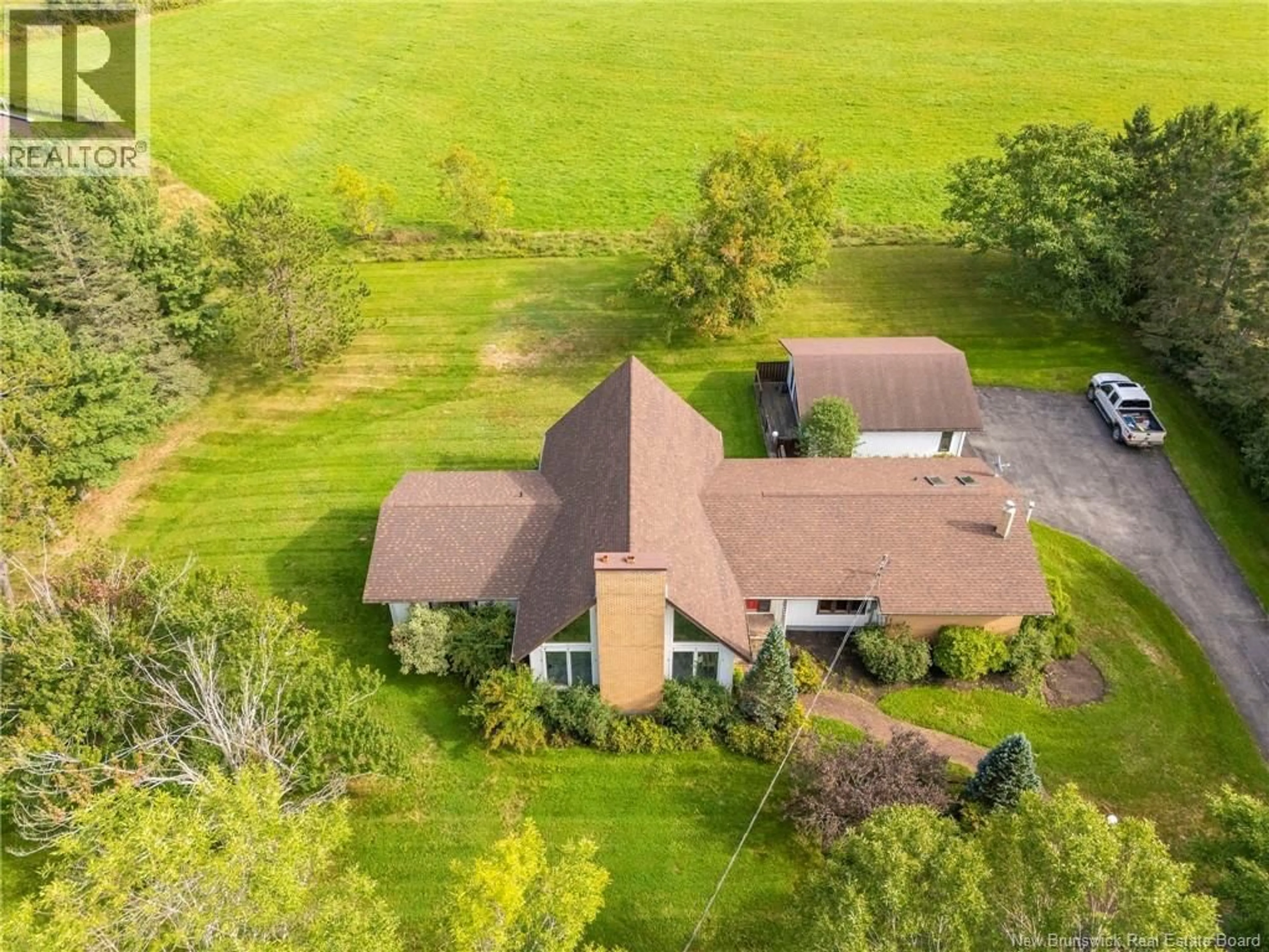A pic from outside/outdoor area/front of a property/back of a property/a pic from drone, unknown for 58 PENOBSQUIS LOOP, Penobsquis New Brunswick E4G2B7