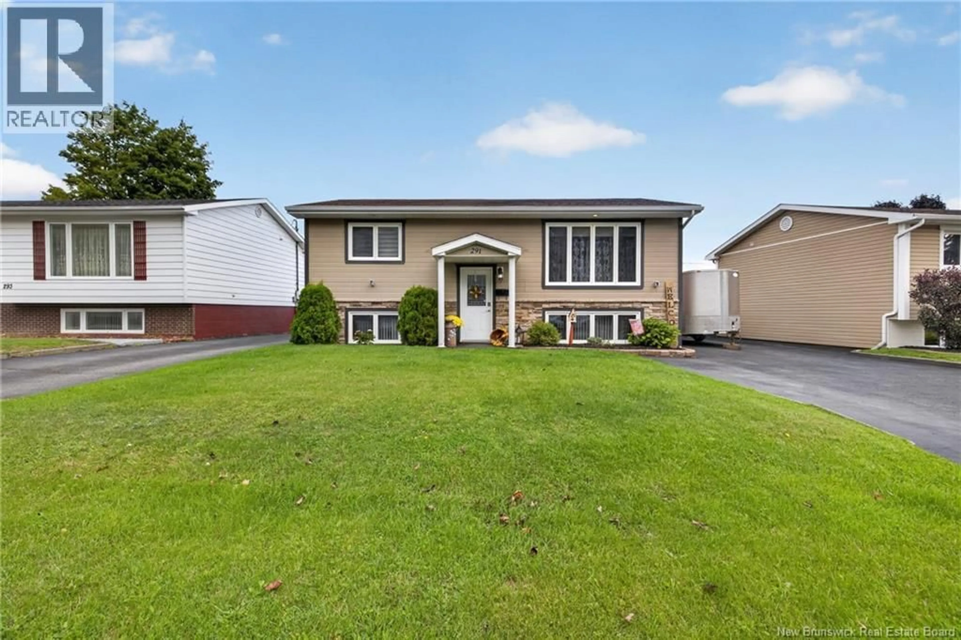Home with vinyl exterior material, street for 291 DOVER STREET, Campbellton New Brunswick E3N3L5